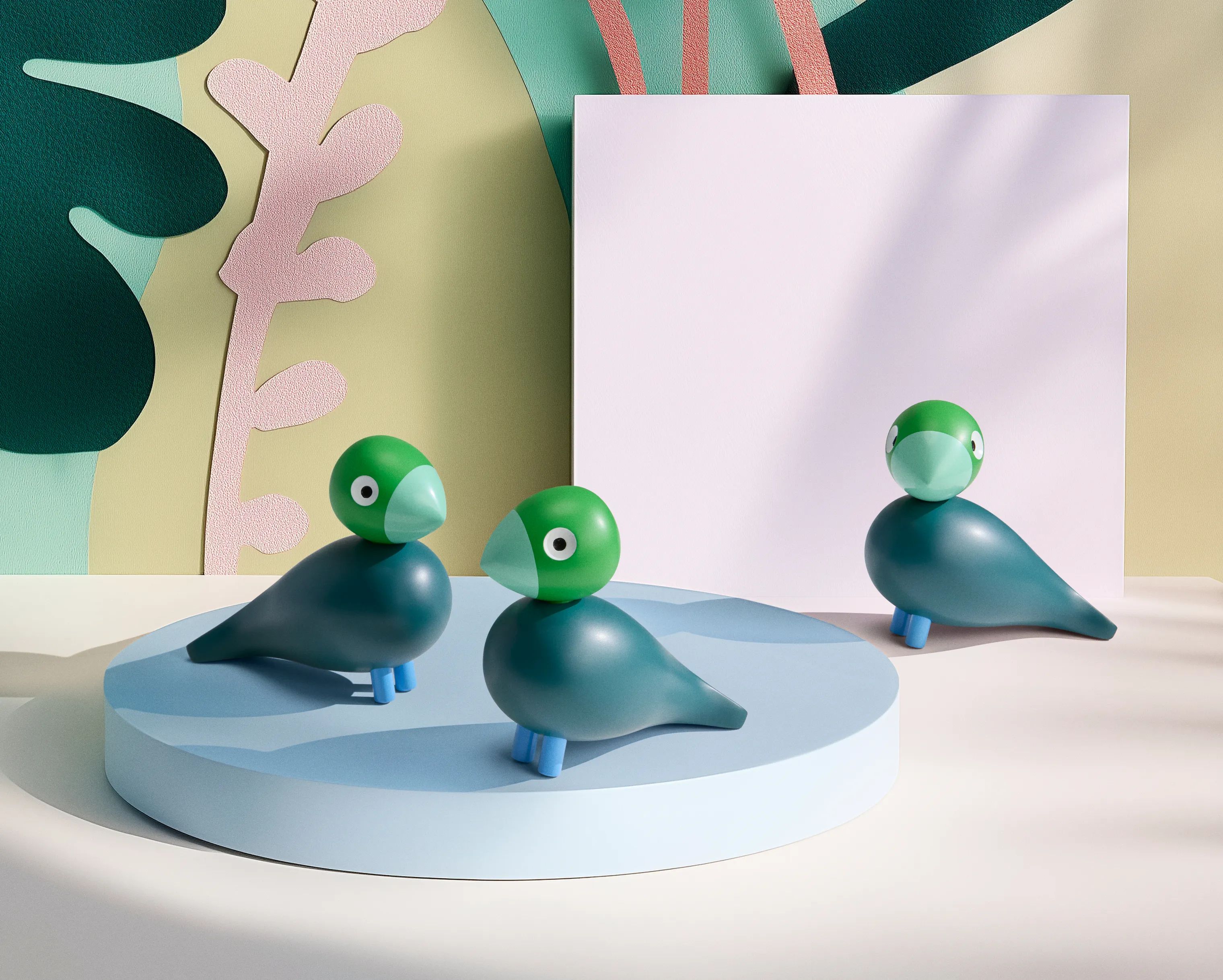 Kay Bojesen Dyrefigurer Birds Årsfugl 2026 - Birk i Mørk grøn, 3
