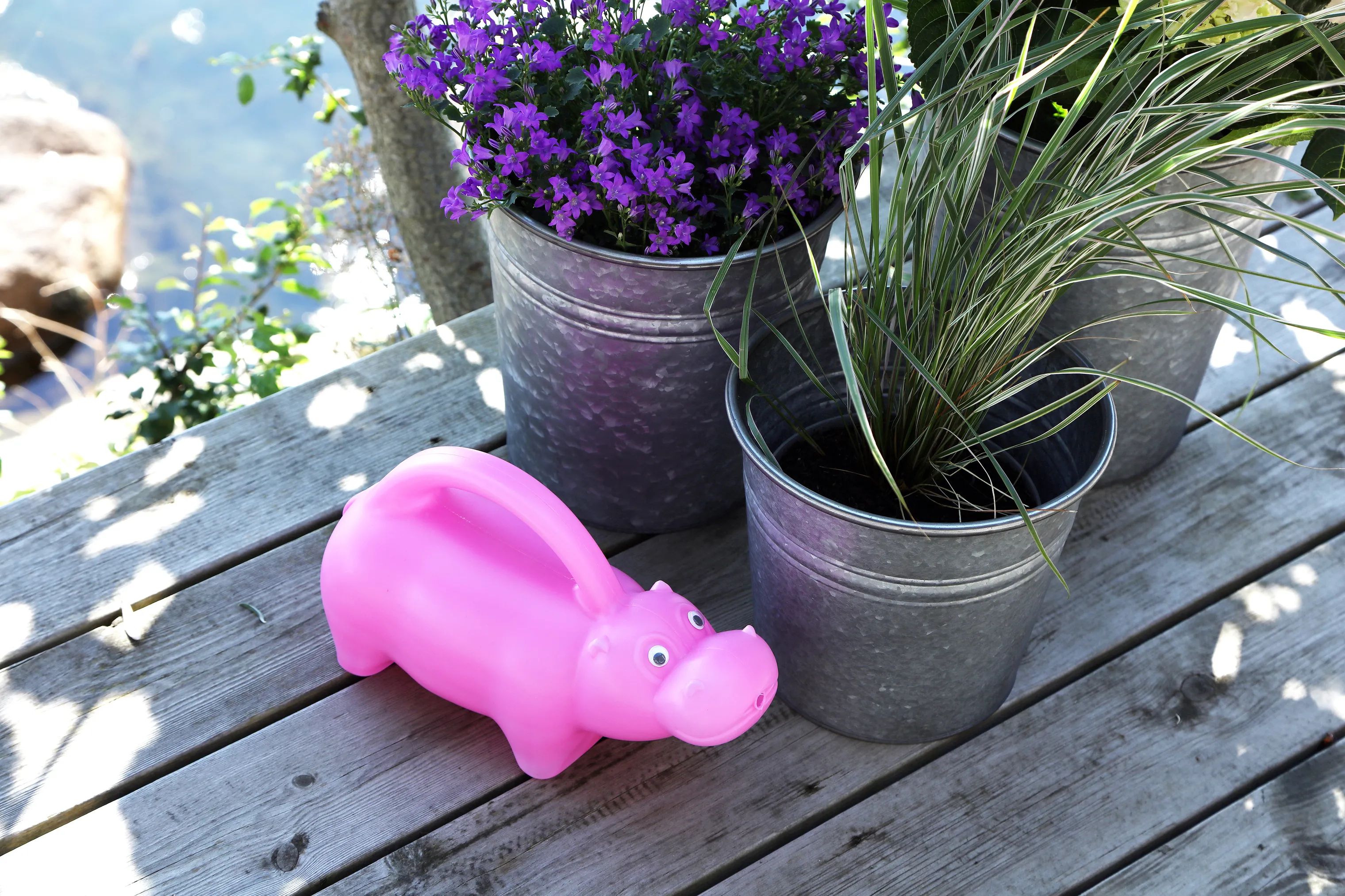CASA Living Plantekrukker Urtepotte i Zink, 23,5 cm, 3