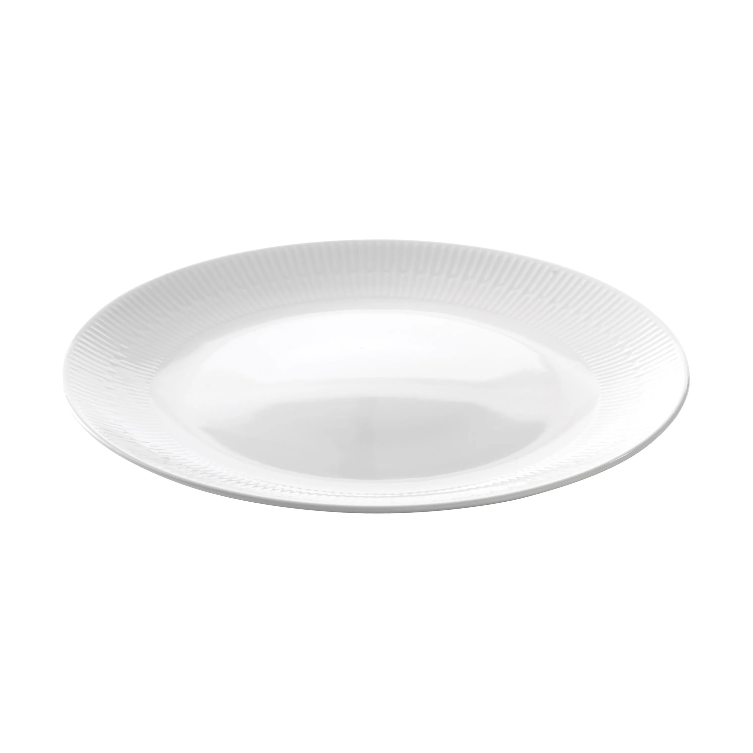 Aida Serveringsfade Relief Rundt fad i Hvid, 1