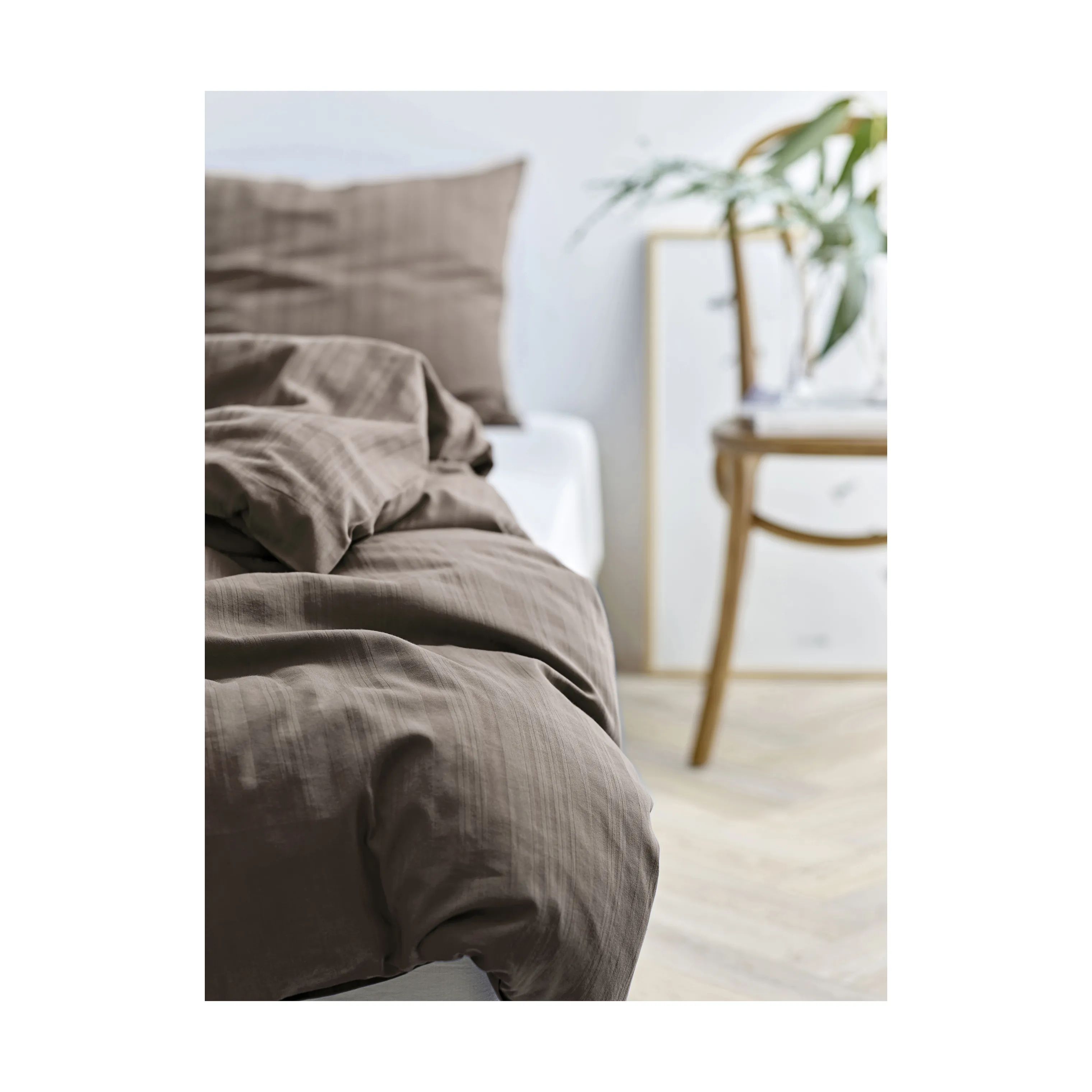 Södahl Sengetøj Noble Sengetøj i Taupe, B200 x L220 cm, 2