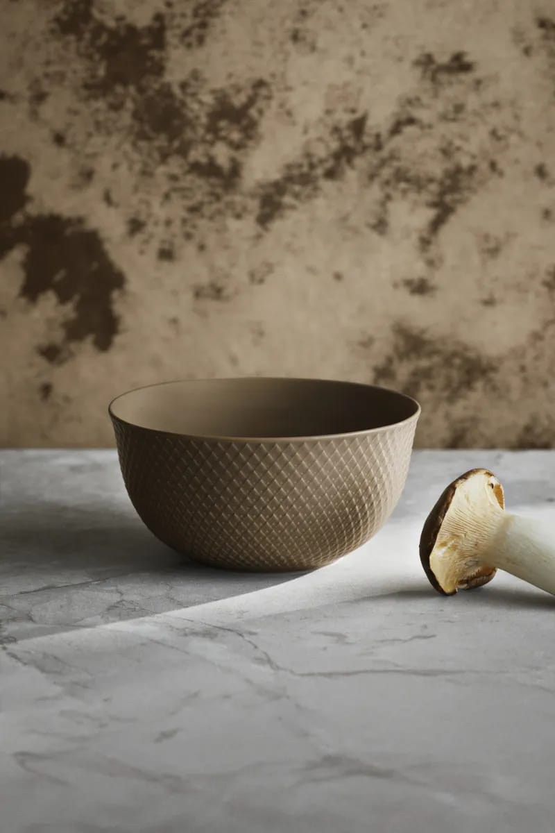 Lyngby Porcelæn Skåle Rhombe Earth Skål i Clay, 3