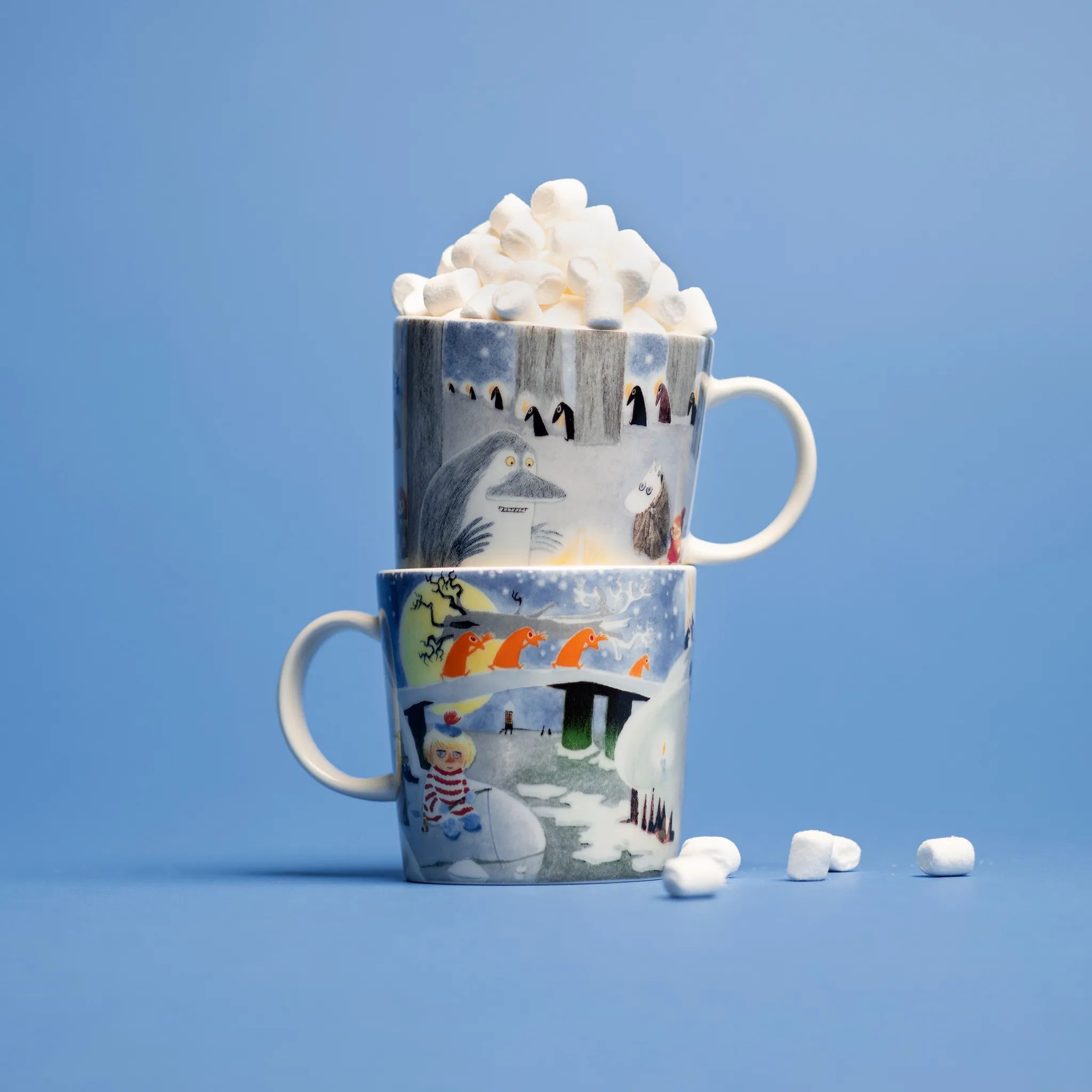 Moomin Arabia Krus og kopper med hank Vinternats Glød Krus i Vinternats glød, 3