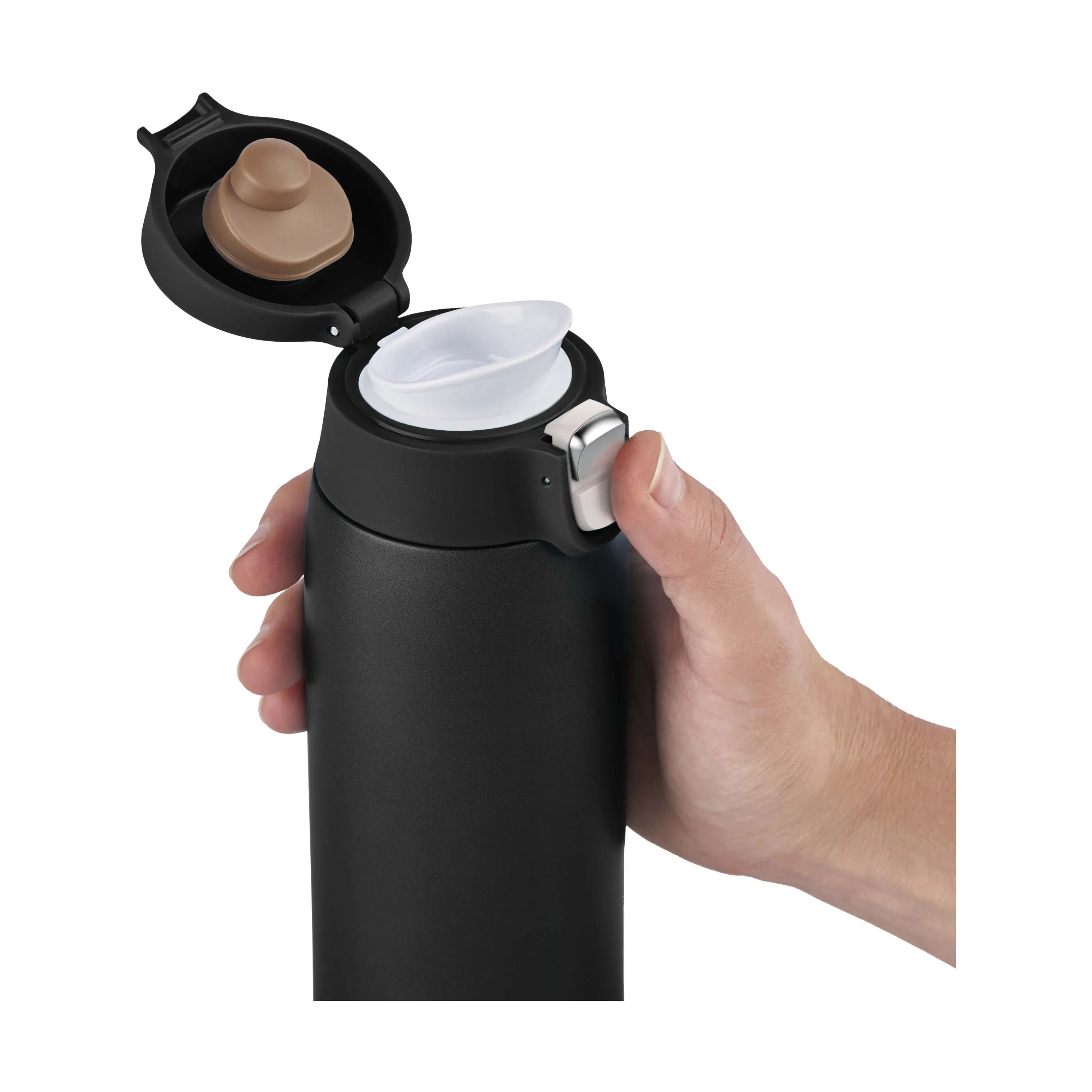 Emsa To go kopper Light To Go Light To-Go Rejsekrus i Sort, 4