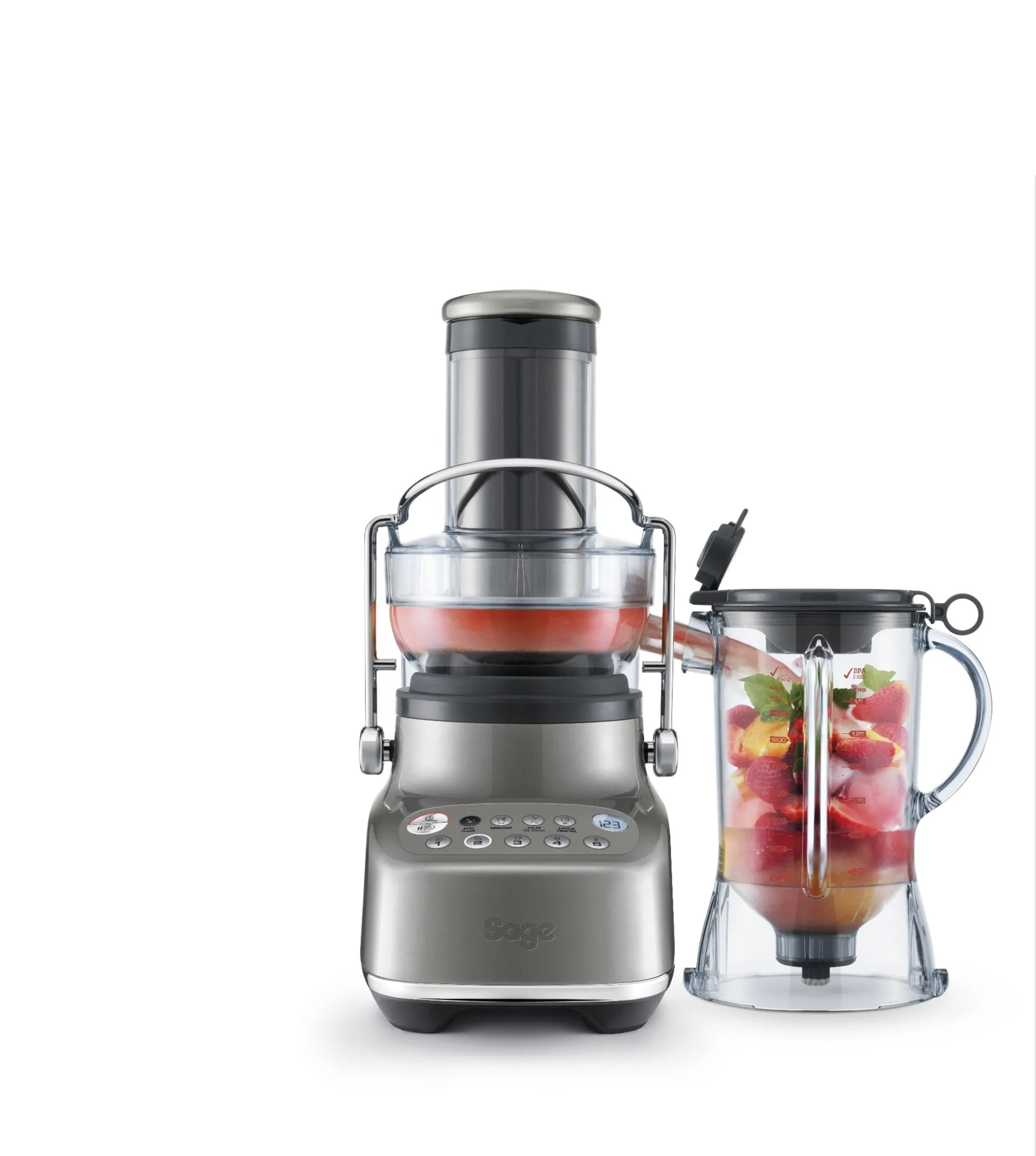 Sage Juicepressere The Bluicer Juicer i Stål, 5