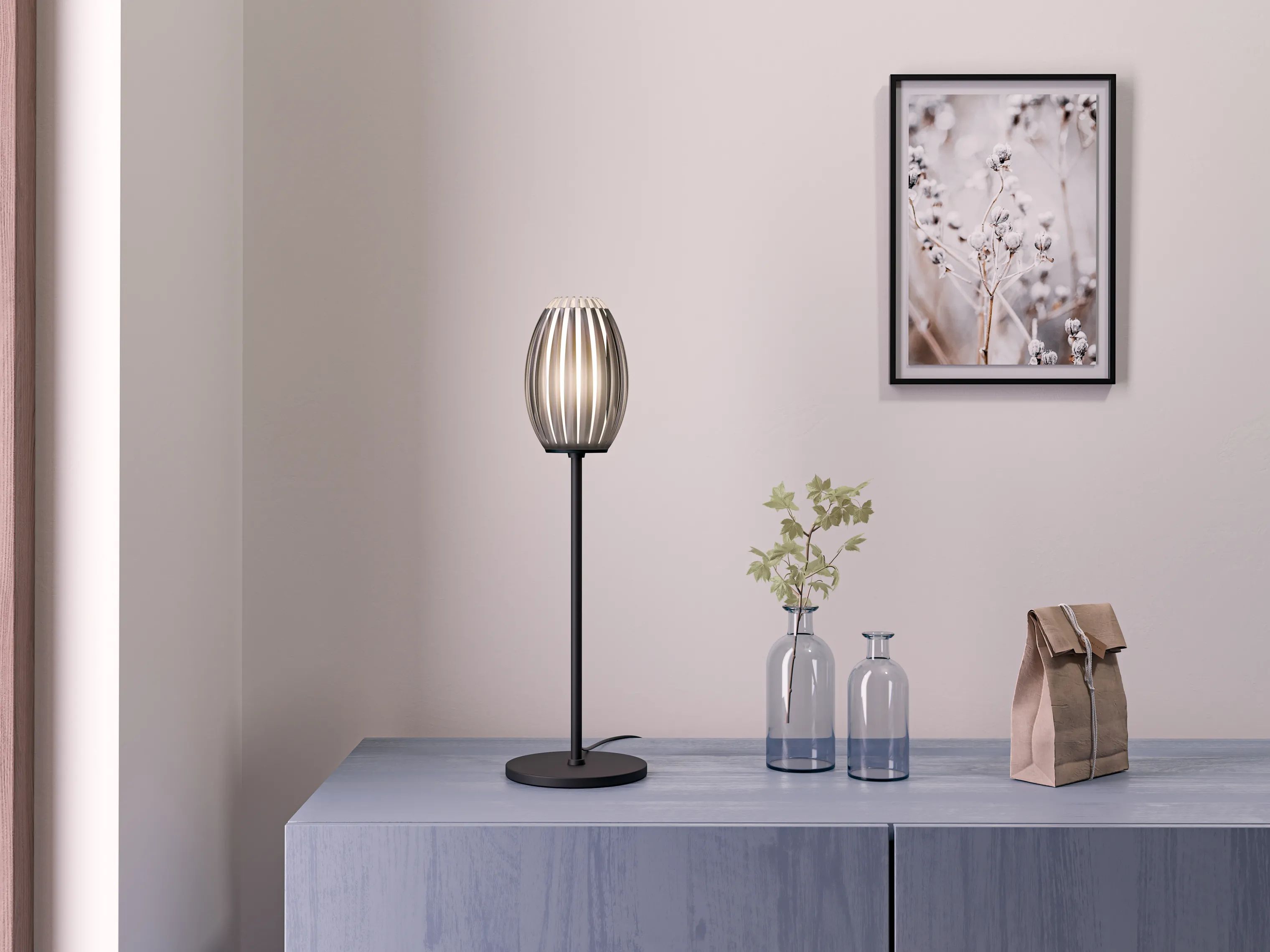 Herstal Bordlamper Tentacle Bordlampe i Sort røg, 2