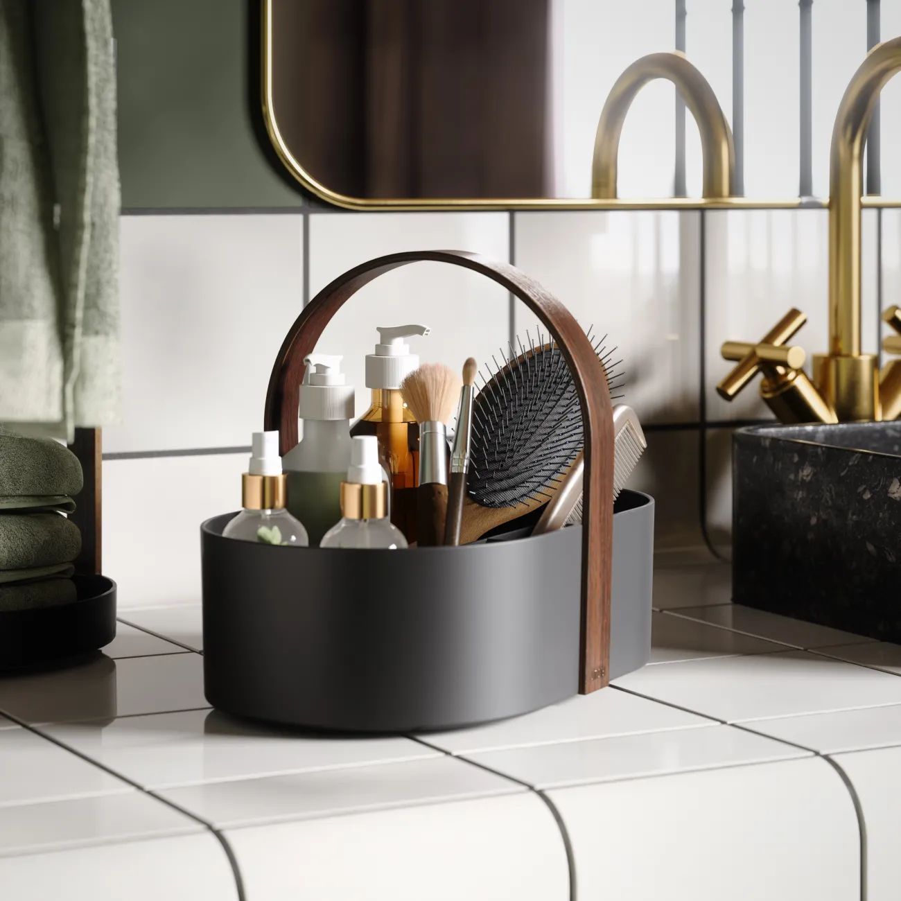Umbra Småopbevaring Bellwood Caddy i Valnød, 3
