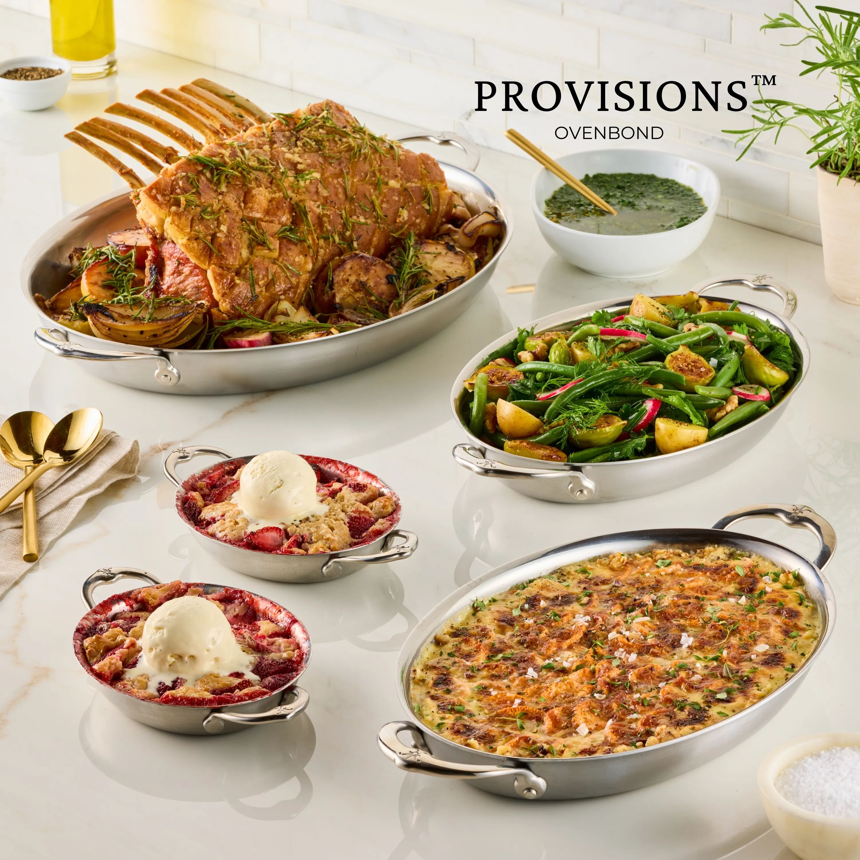Hestan Ovnfaste fade Provisions Fad i B35,5 x L53,7 cm, 6