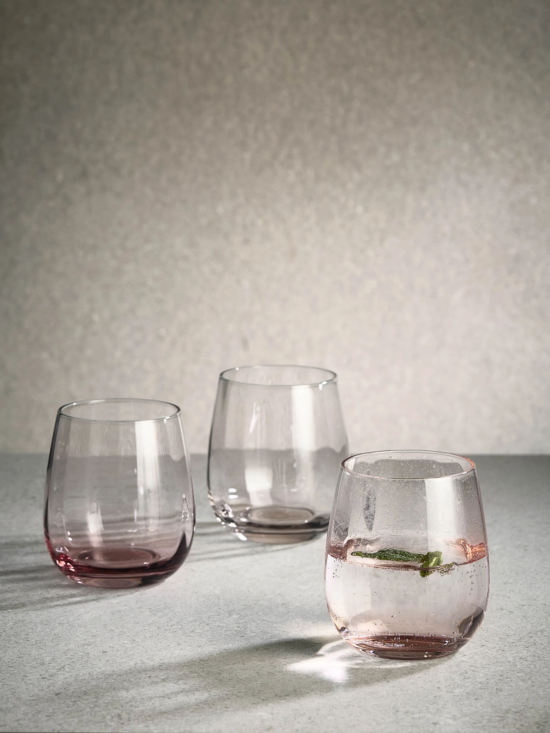 SØHOLM Vandglas Sonja Vandglas - 2 stk. i Raspberry, 2