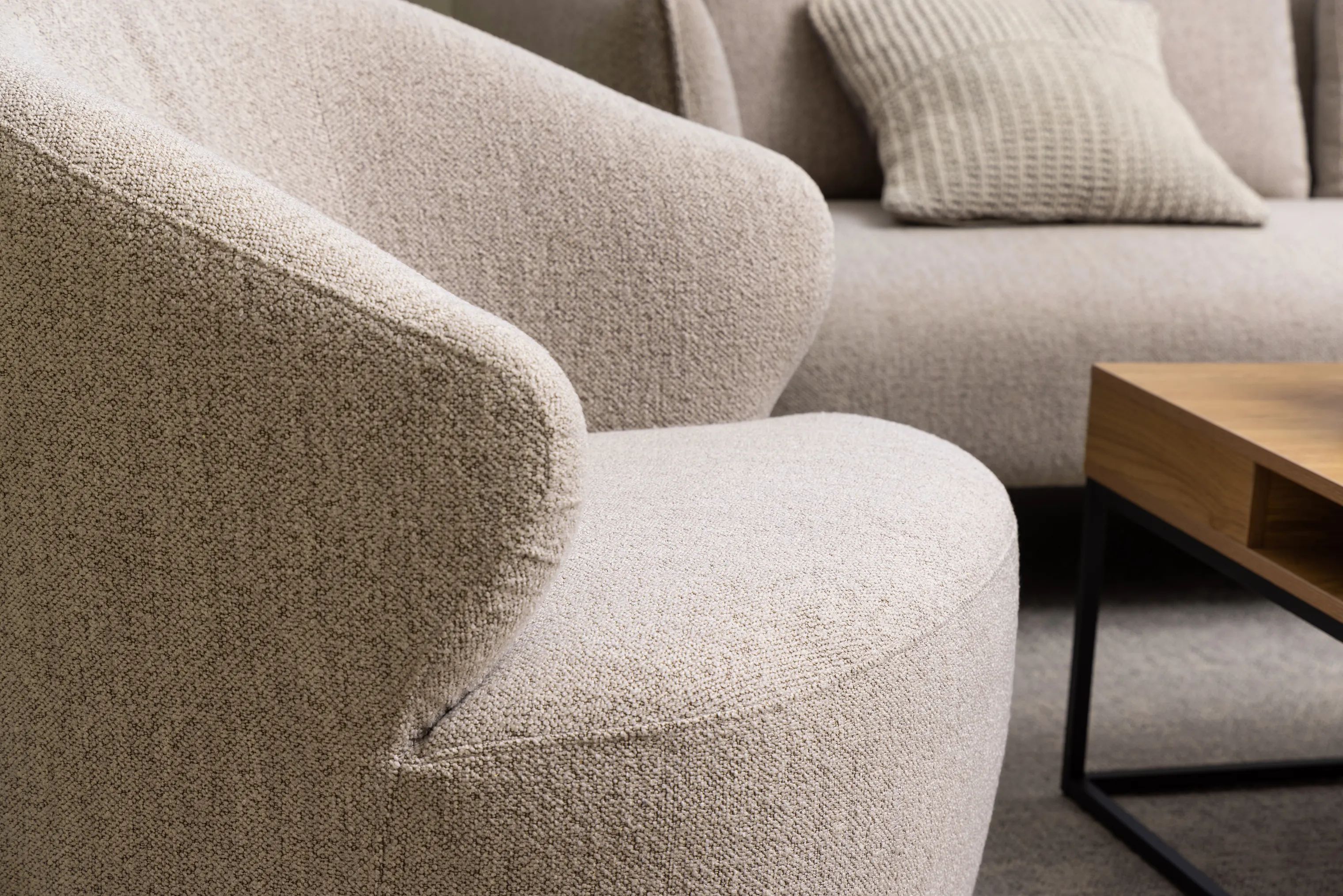CASA Living Lænestole Westport Loungestol i Beige, 5