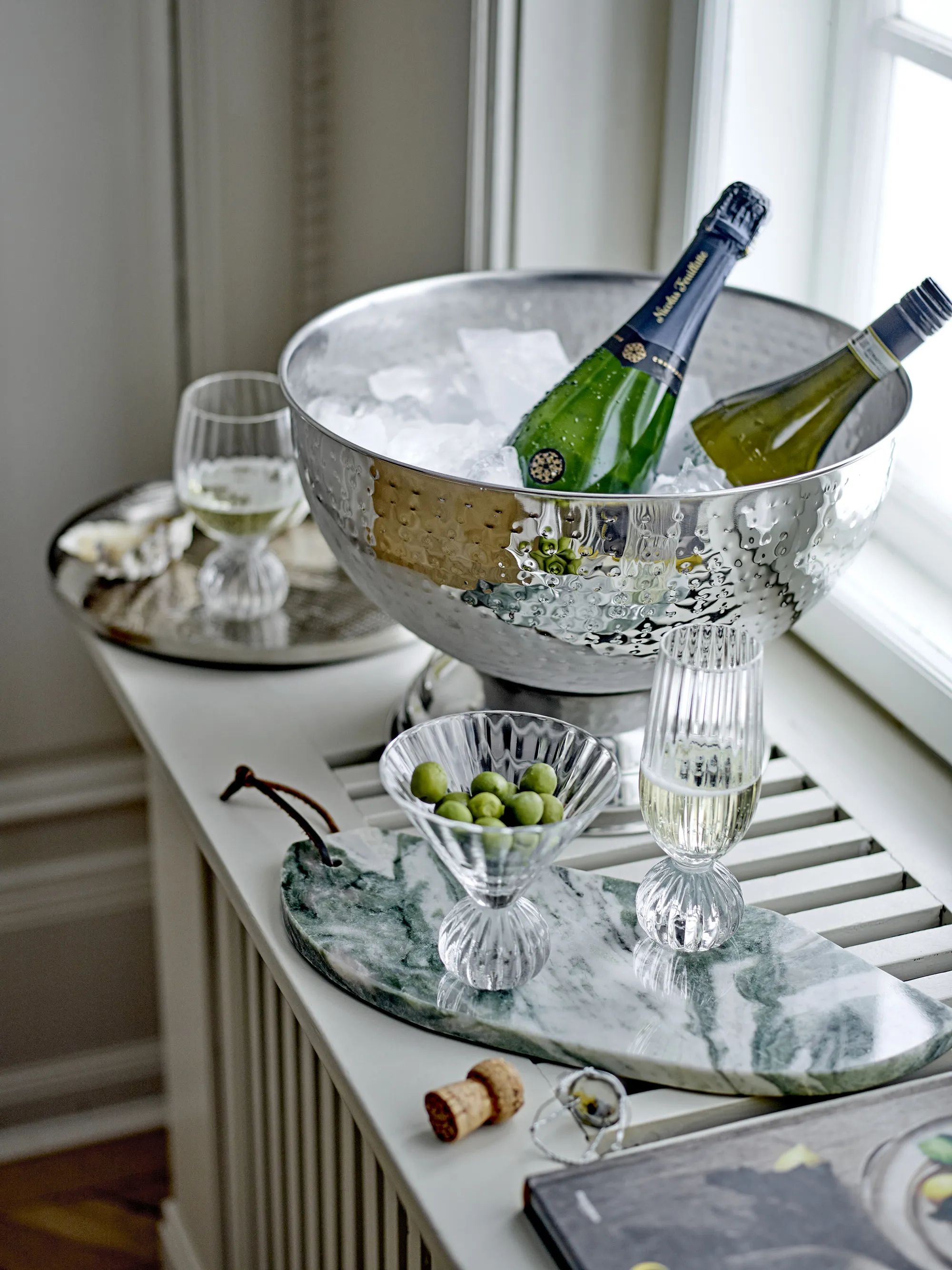 Bloomingville Champagnekølere Kaluka Champagnekøler i Sølv, 3