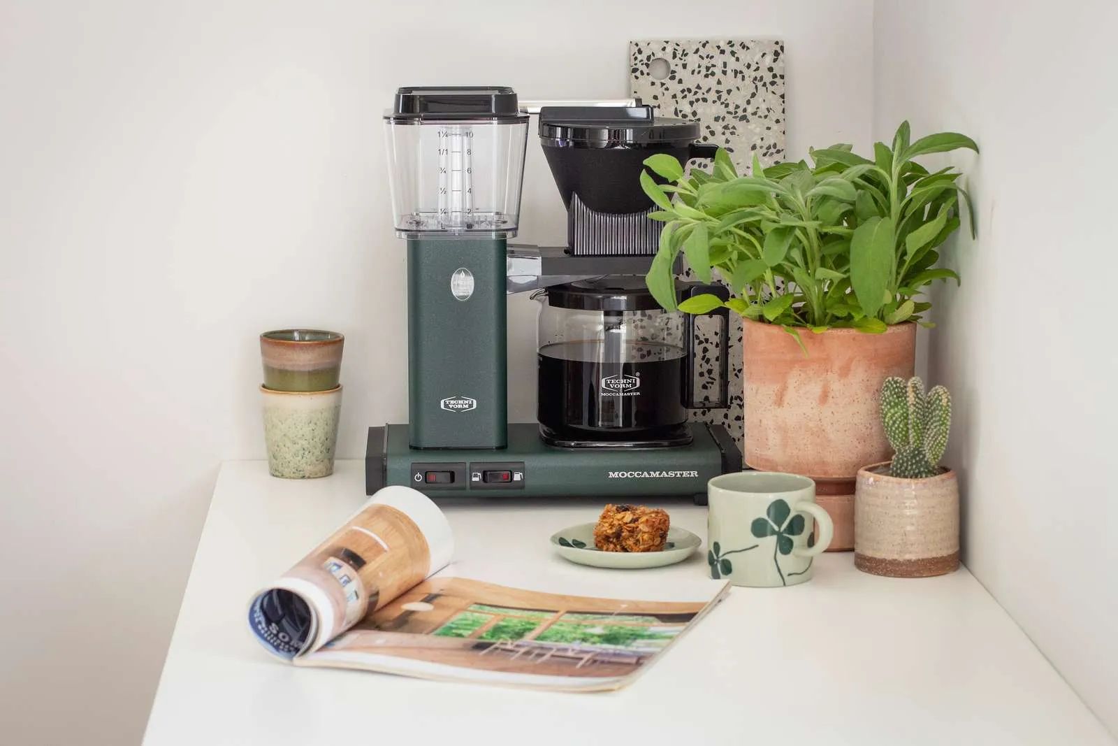 Moccamaster Kaffemaskiner Optio Kaffemaskine i Forest Green, 3