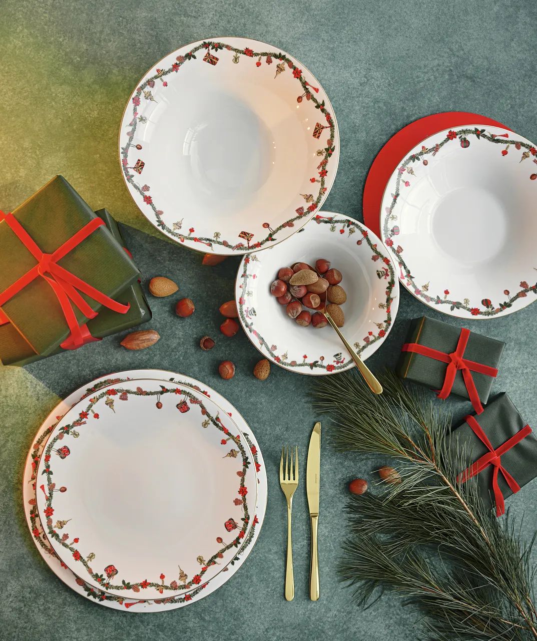 Hutschenreuther Serveringsskåle Nora Christmas Skål i 20,4 cm, 5