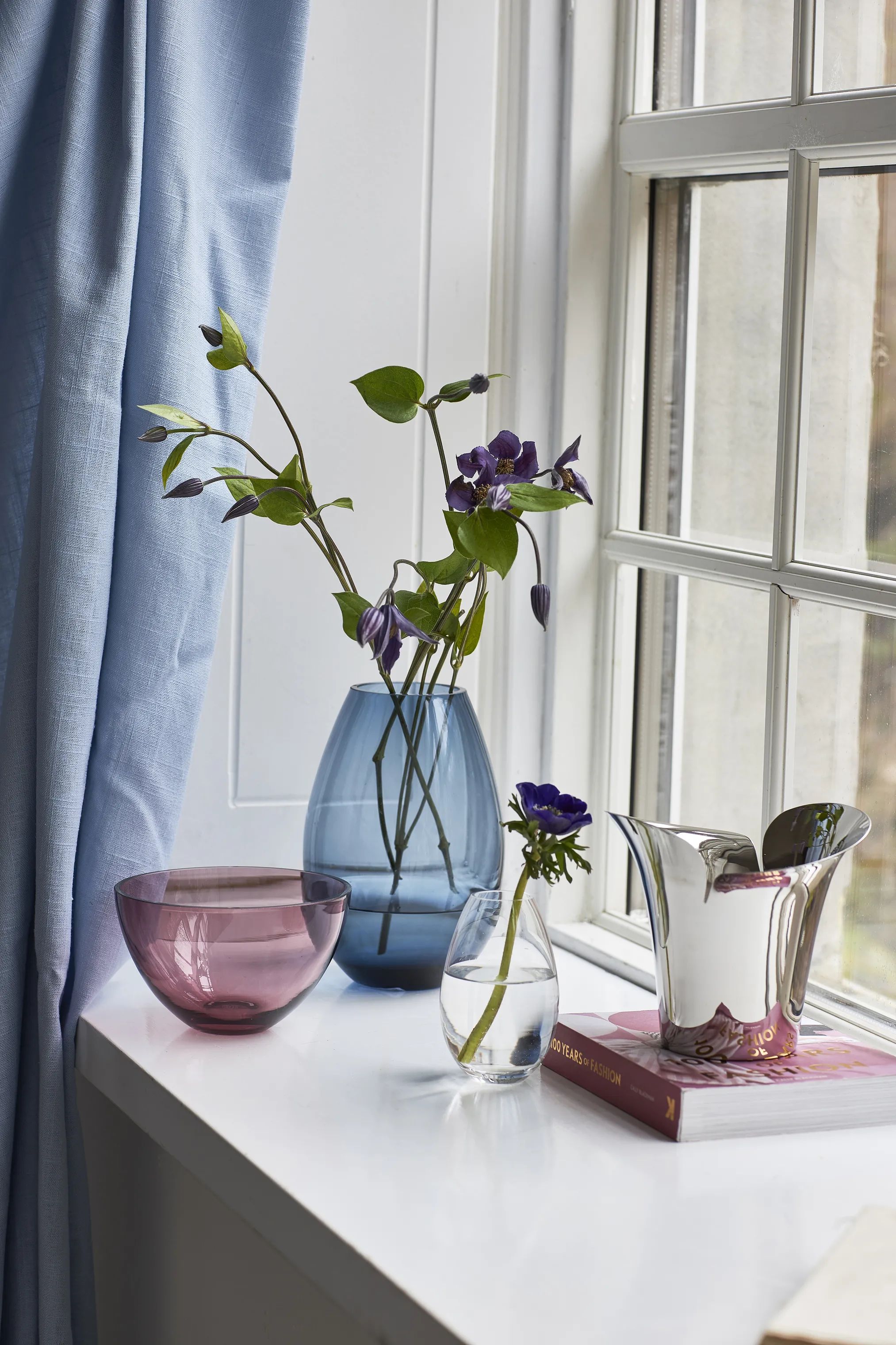 Holmegaard Vaser Cocoon Vase i Klar, 11,5 cm, 5