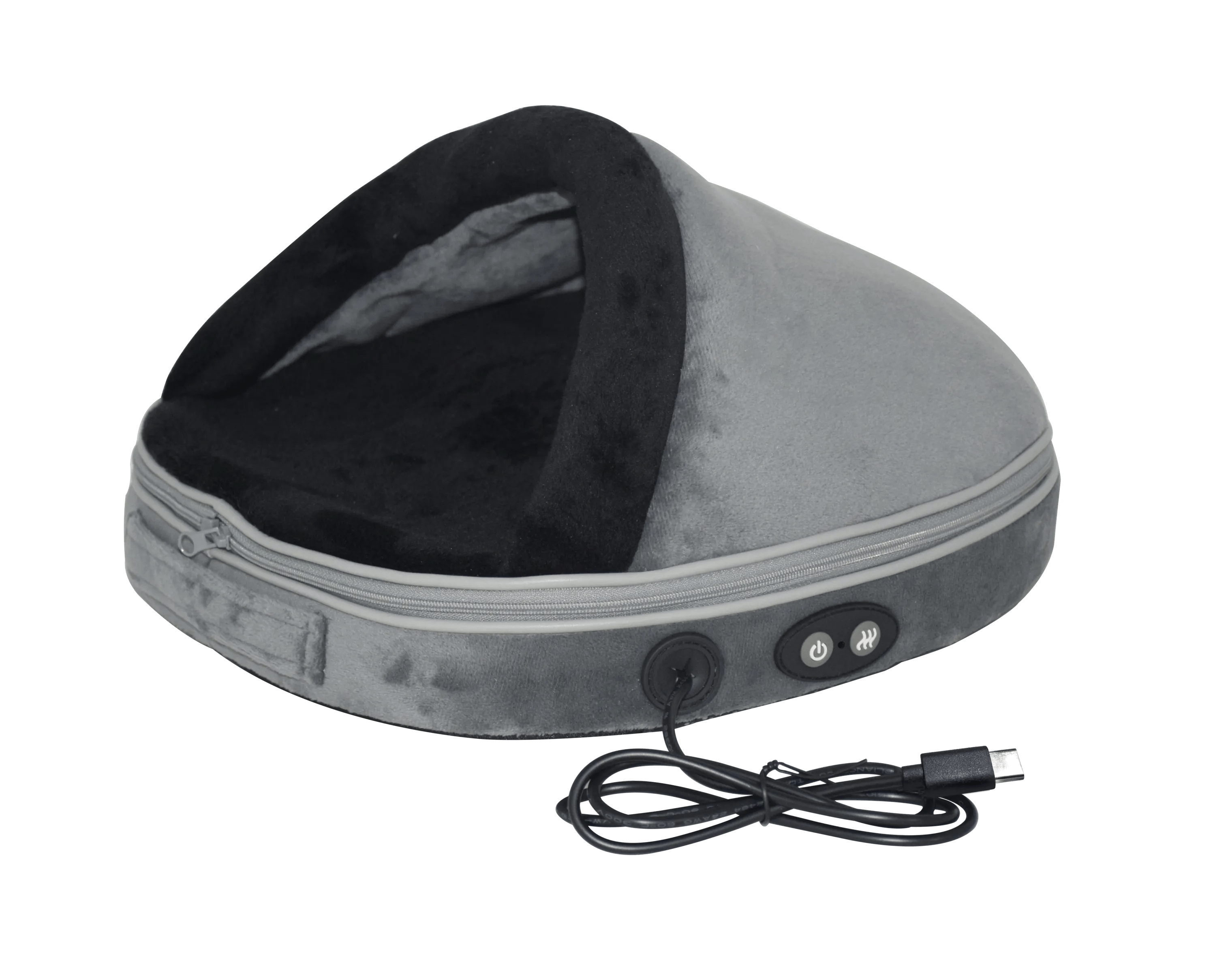 MassagePro Massagepuder 2-i-1 Massagepude i Grå, 1