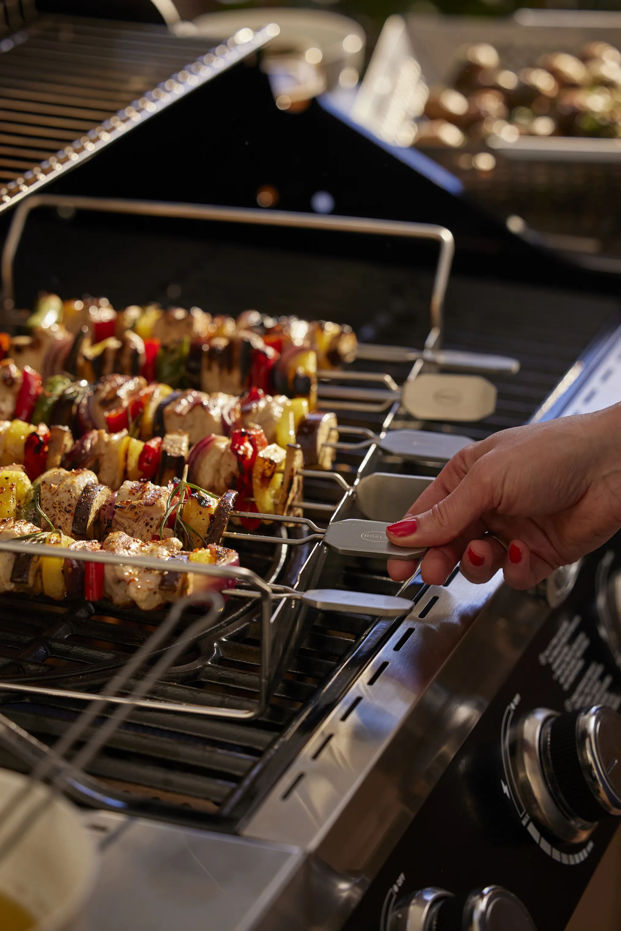 RÖSLE Grillredskaber Grillspyd m. stativ i 46,5, 2