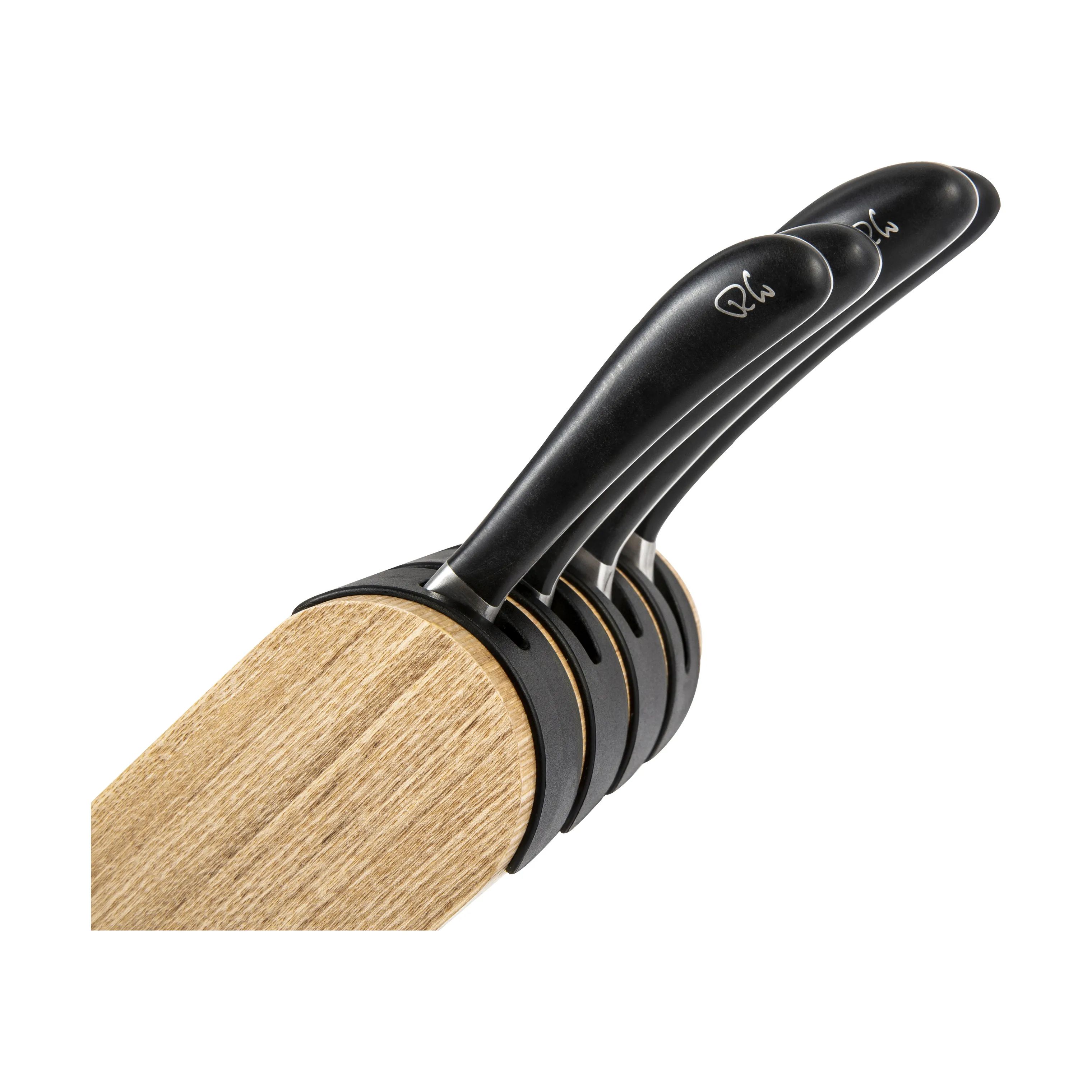 Robert Welch Knivblokke med knive Signature Knivblok - 5 dele i natur/sort, 3
