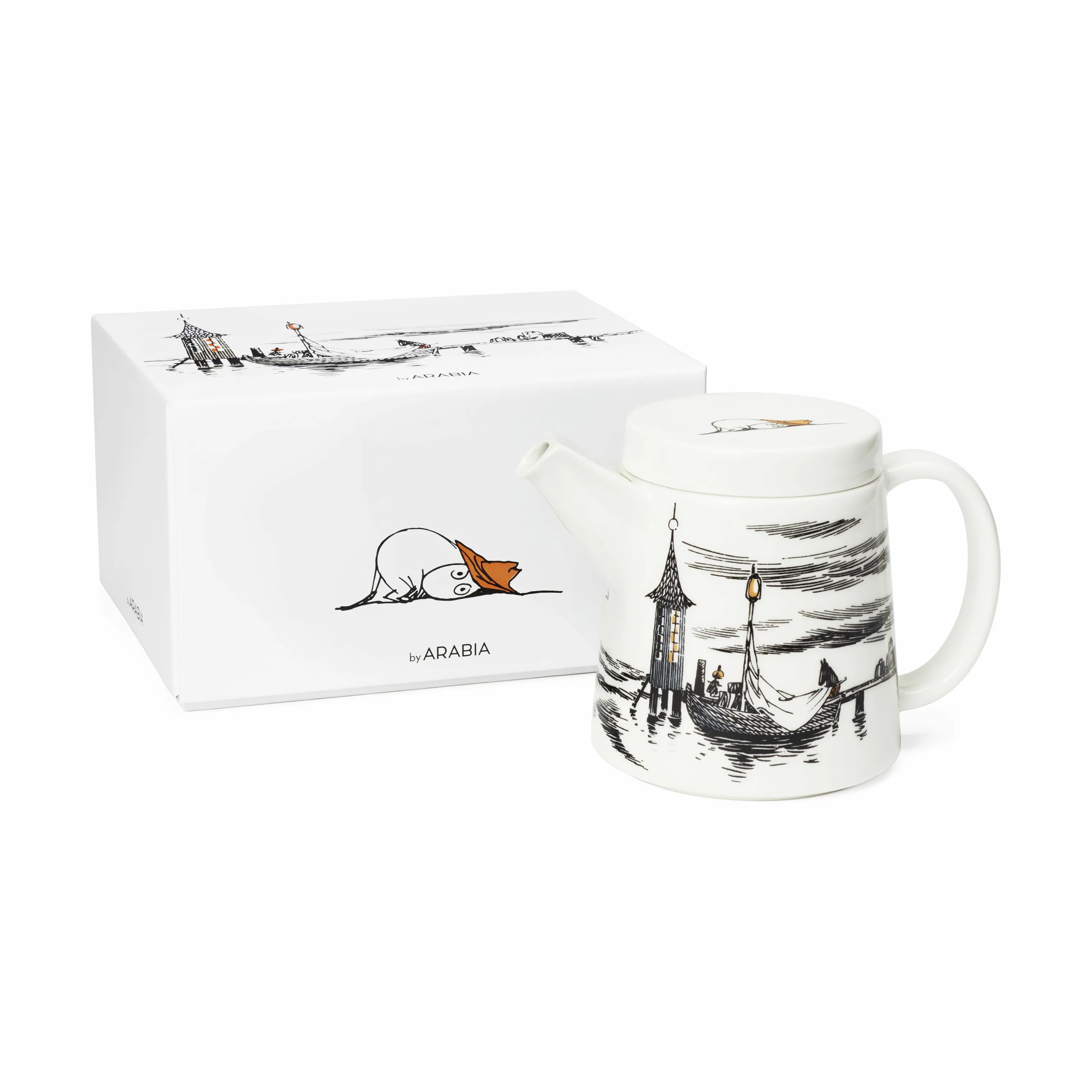Moomin Arabia Tekander Tro mod sin oprindelse Tekande i Hvid, 3