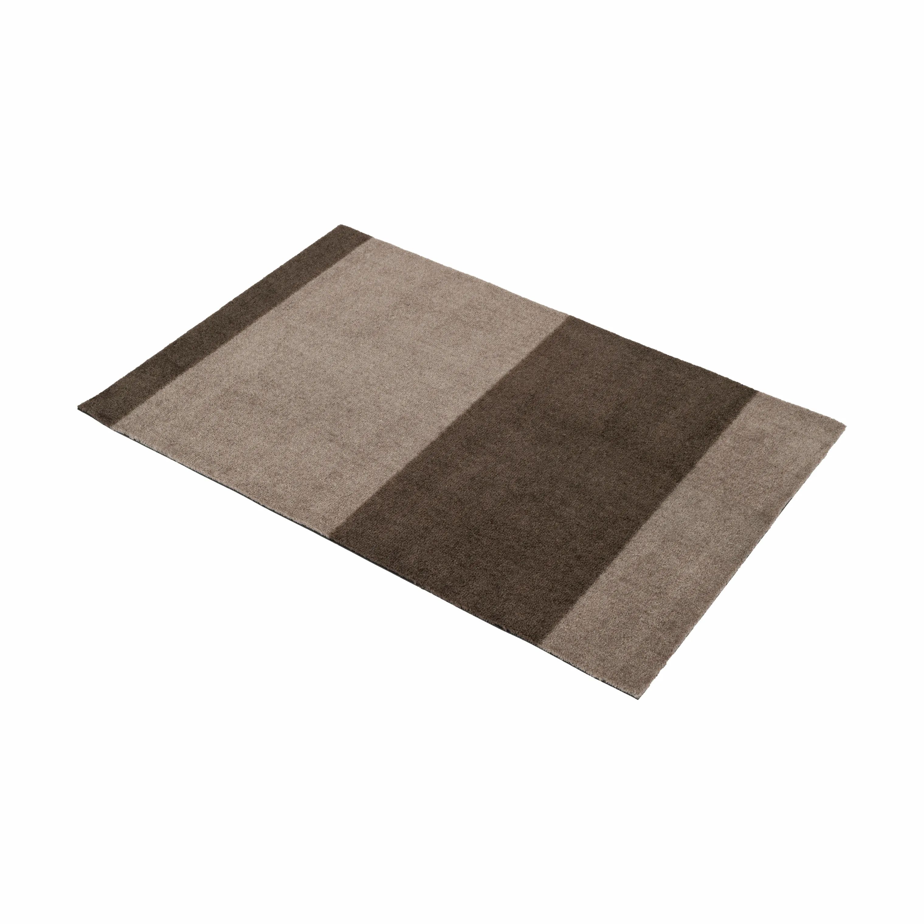 Tica Copenhagen Dørmåtter Stripes Horisontal Gulvmåtte i sand/brun, B60 x L90 cm, 4