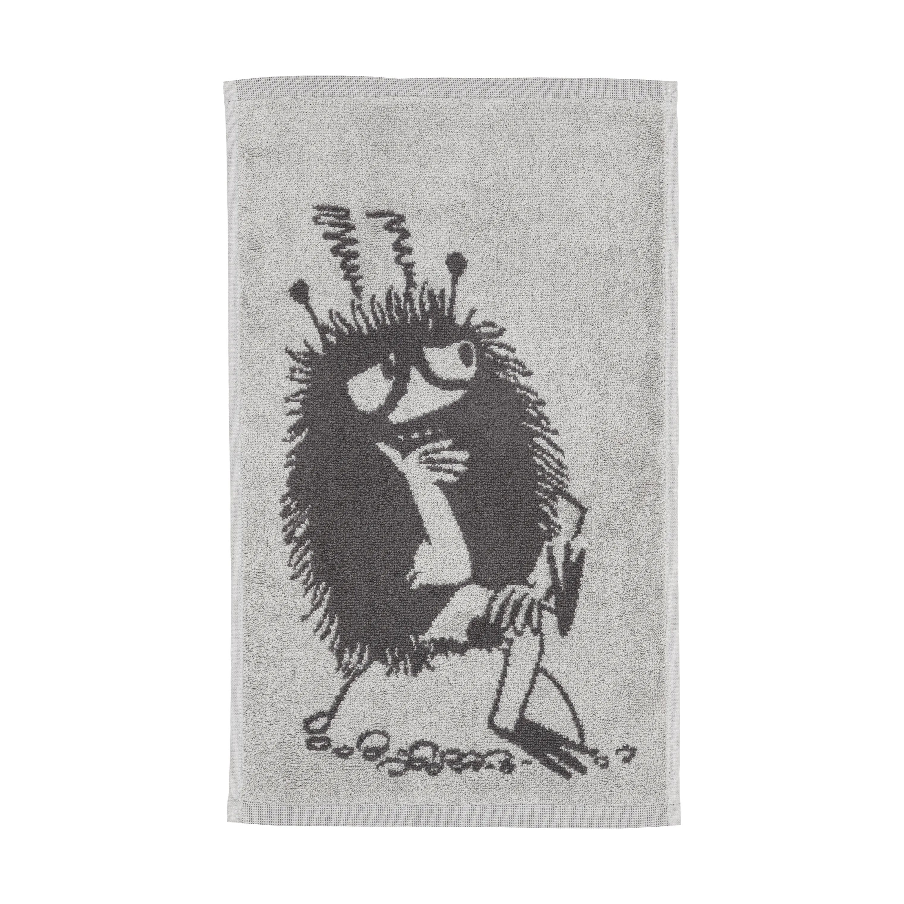Moomin Arabia Håndklæder Arabia Badeværelse Håndklæde - Sniff i Sort/Hvid, B30 x L50 cm, 1