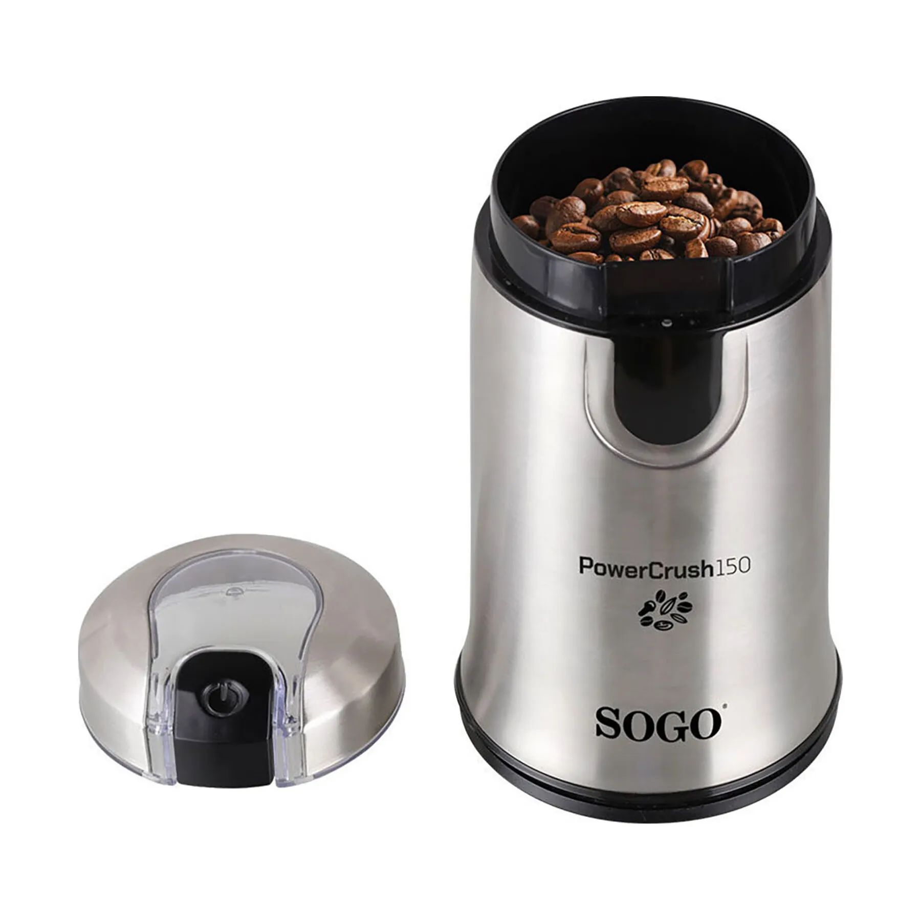 Sogo Kaffekværne Powercrush Kaffekværn i Sølv, 3