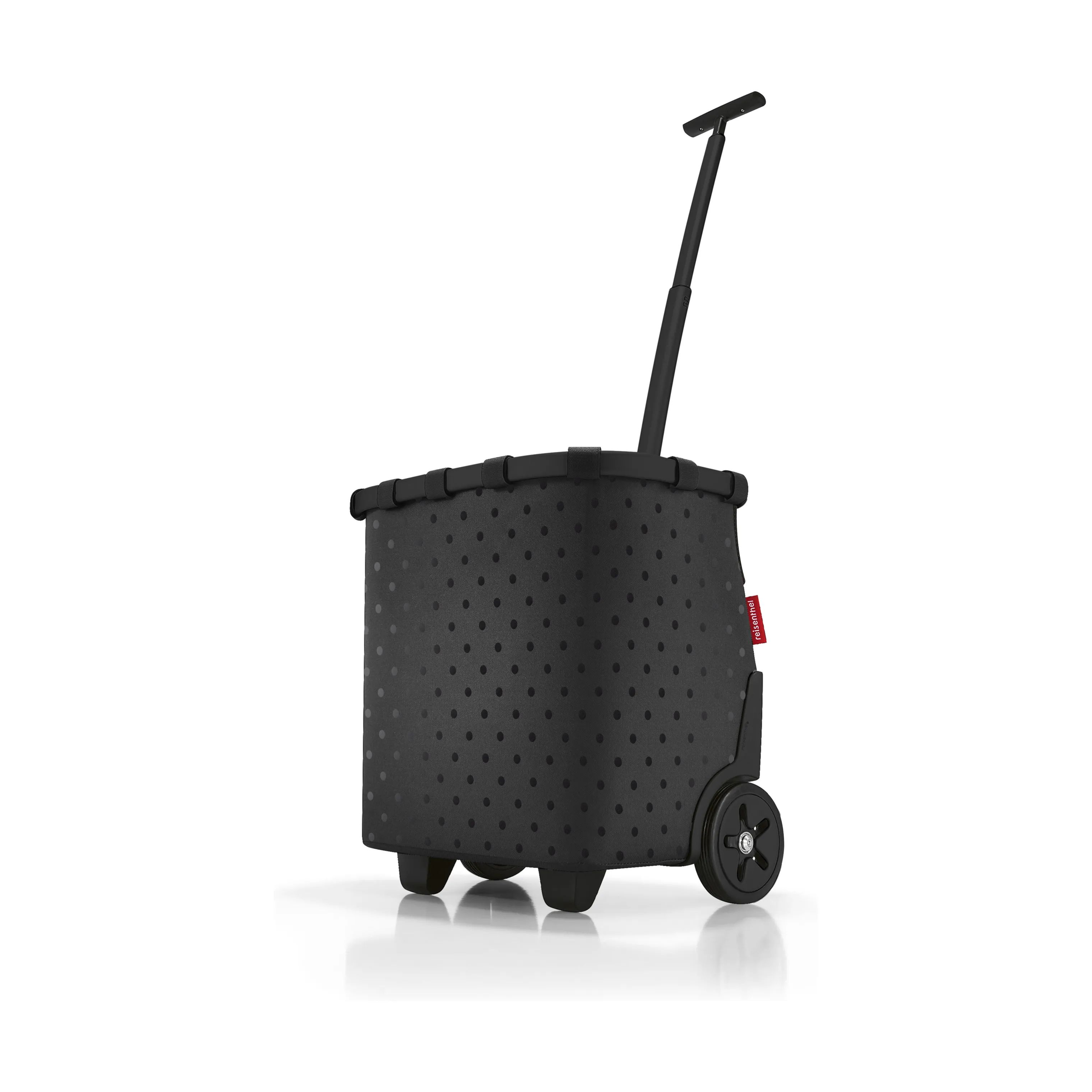 Reisenthel Indkøbskurve Carrycruiser Vogn i Sort med prikker, 1