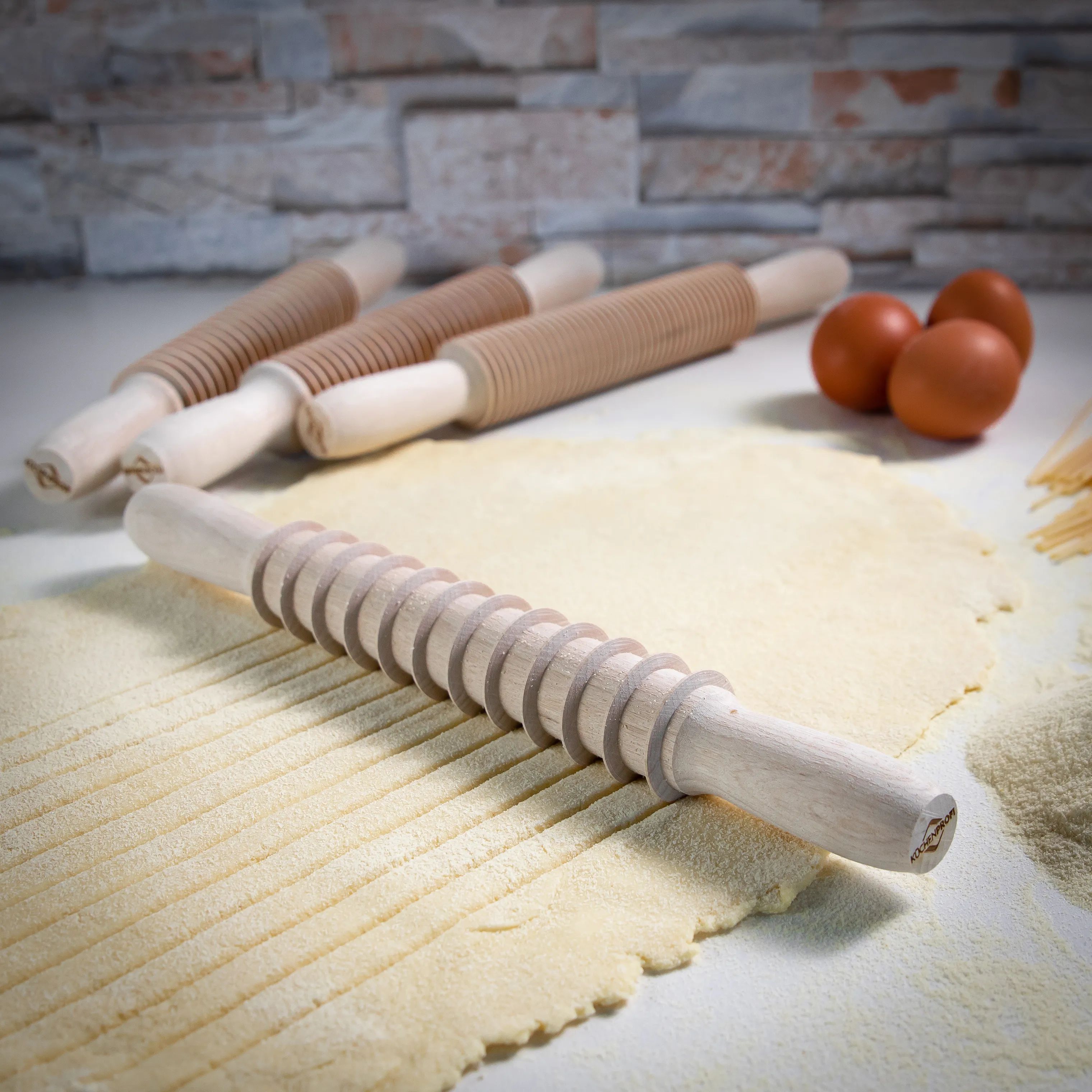 Küchenprofi Pastabræt og pastastativ Pastaskærer i Pappardelle, 3