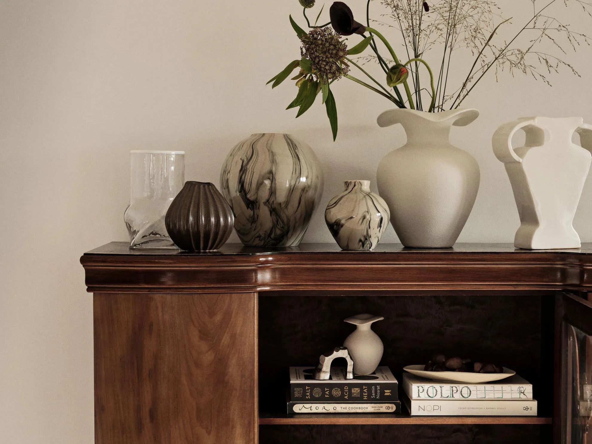 Broste Copenhagen Vaser Florentina Vase i Hvid, H32 x Ø24, 2