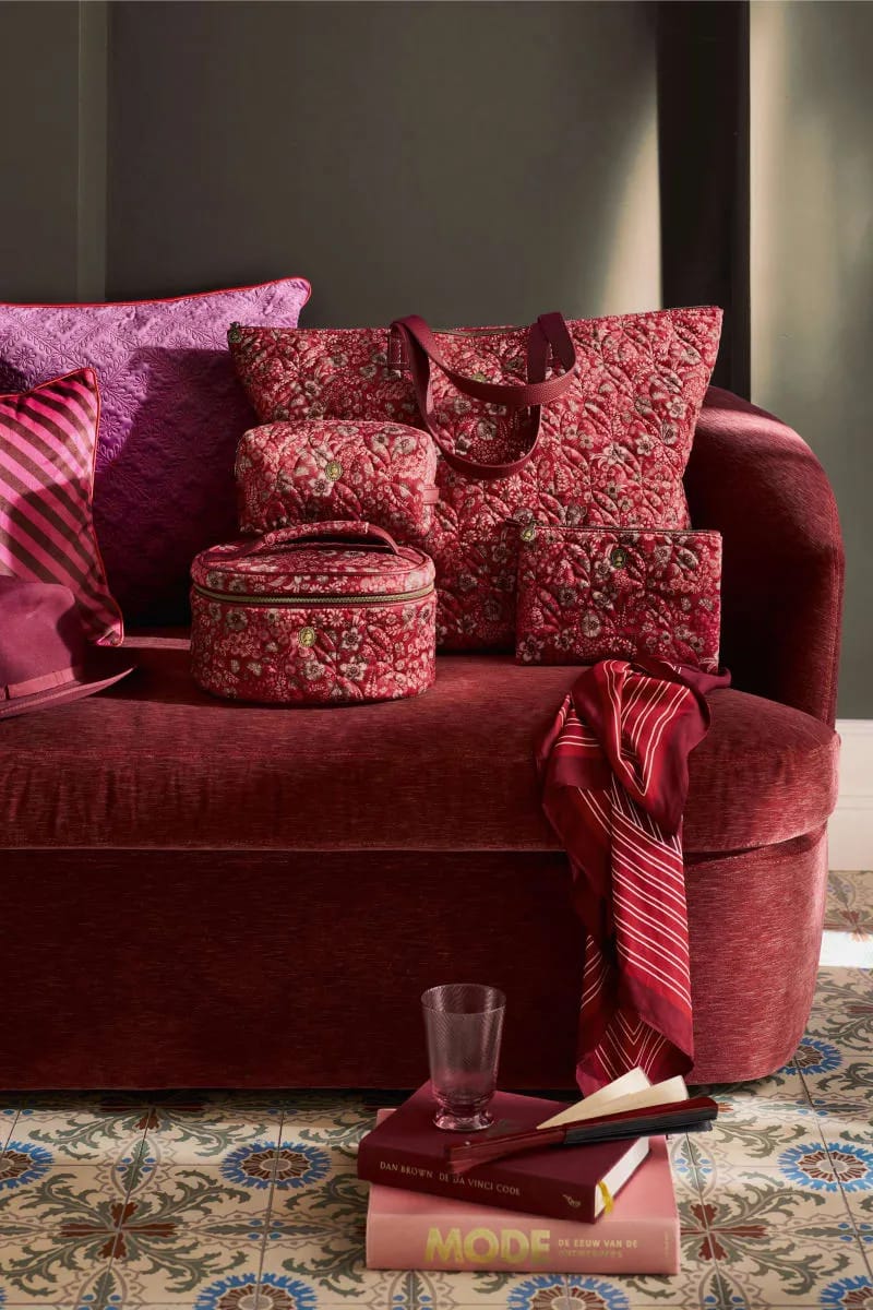 PIP Studio Øvrigt interiør Cleo Kosmetiktaske i pink, 2