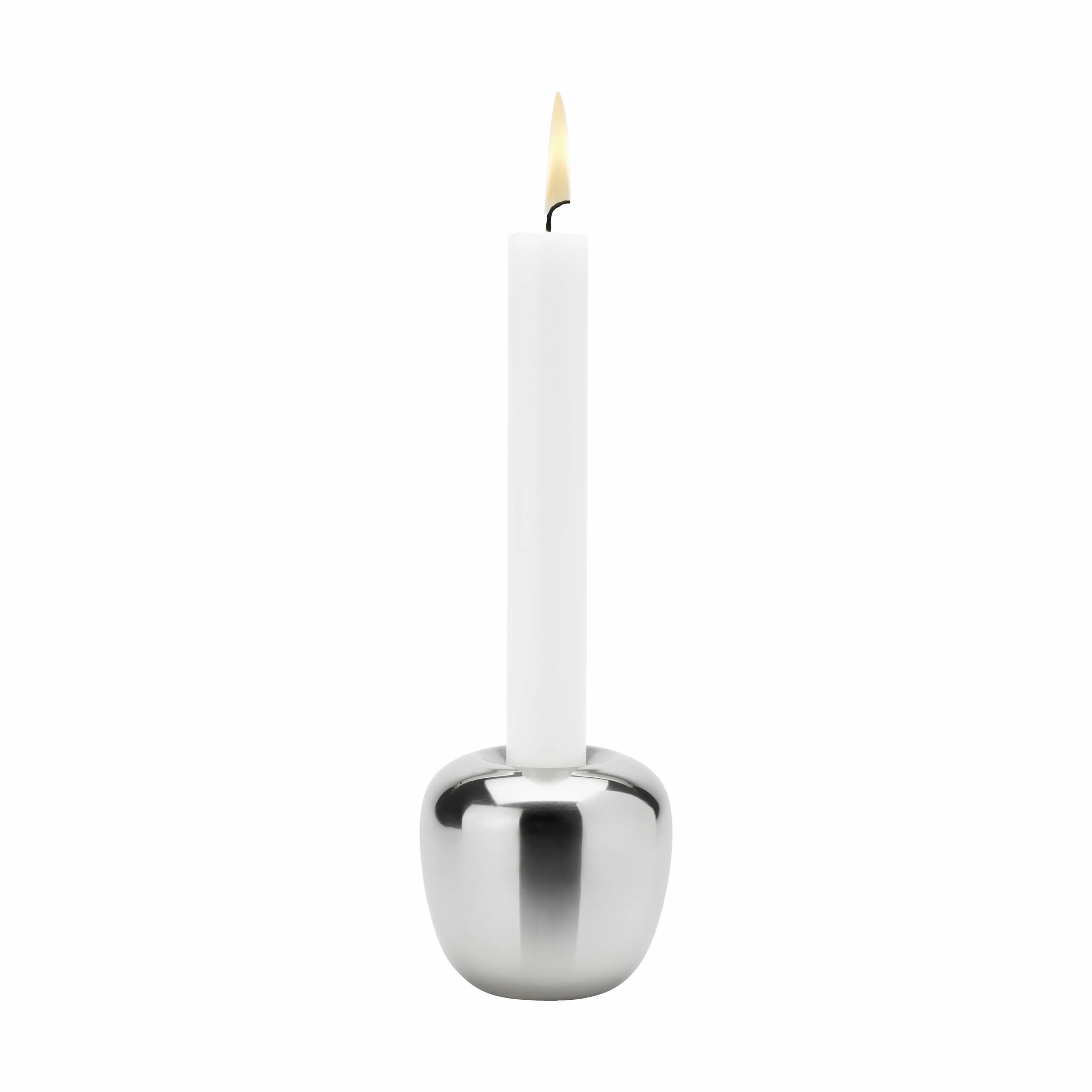 Stelton Kronelysestage Nordic Ora Lysestage i Stål, 7 cm, 3