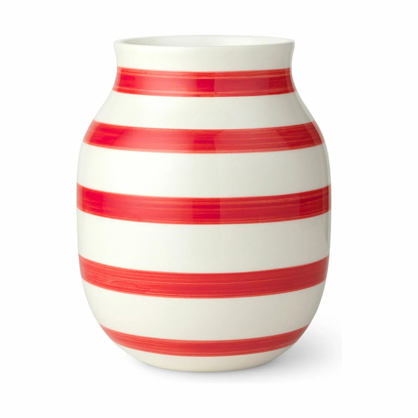 Kähler Vaser Omaggio Vase i rød, H20 x Ø16 cm, 1