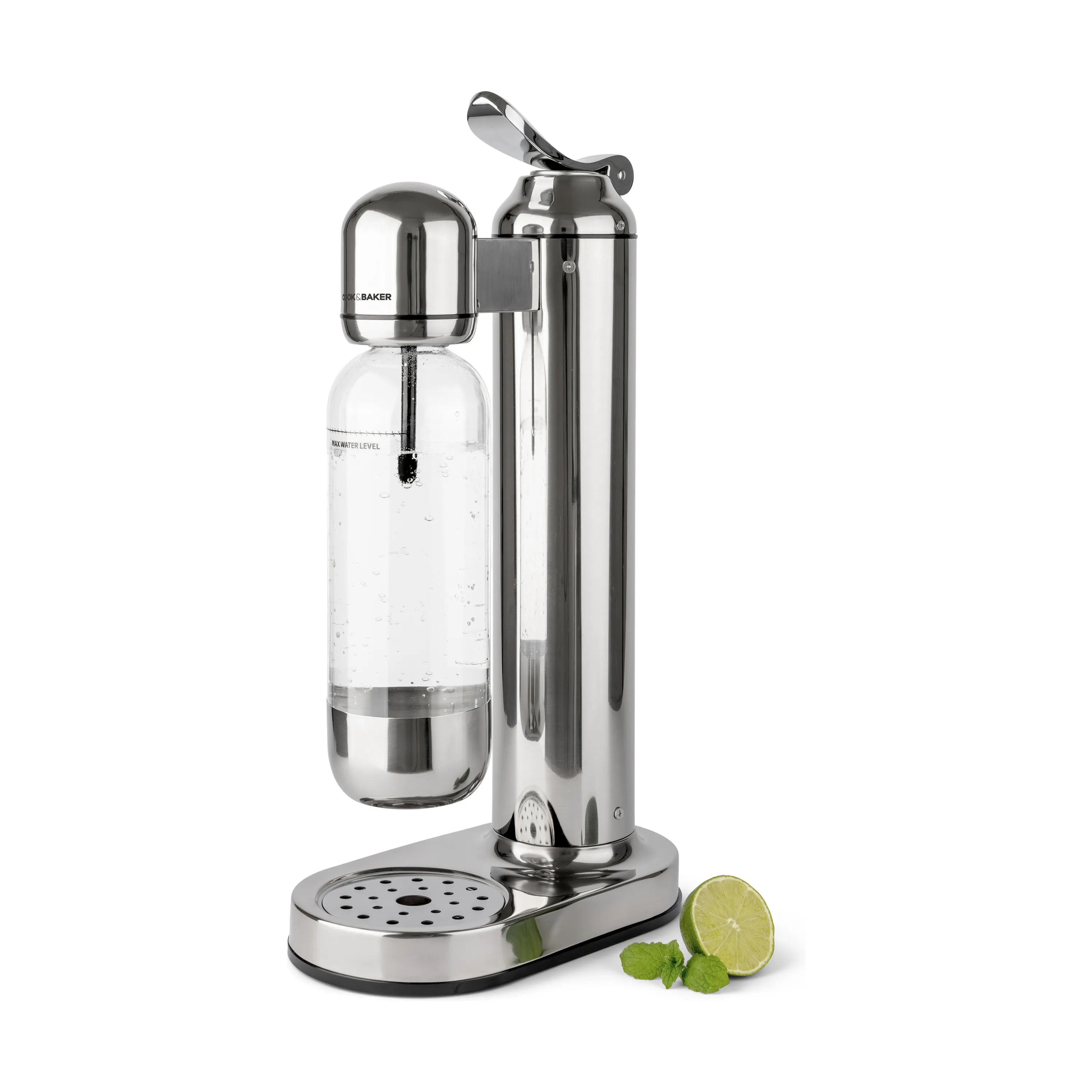Cook & Baker Sodavandsmaskiner Sodavandsmaskine i Stål, 6