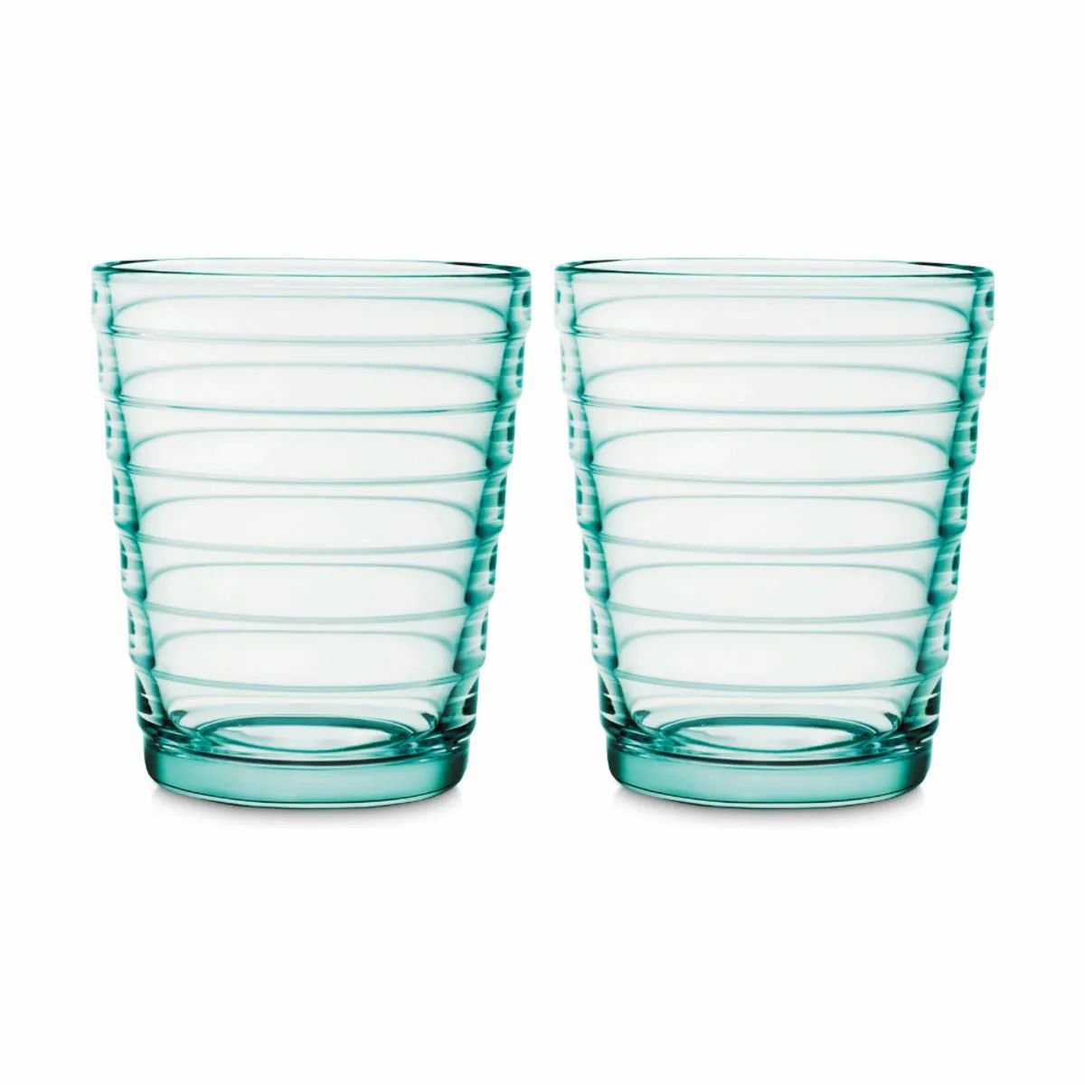 Iittala Vandglas Aino Aalto Vandglas - 2 stk. i Vandgrøn, 22 cl, 1