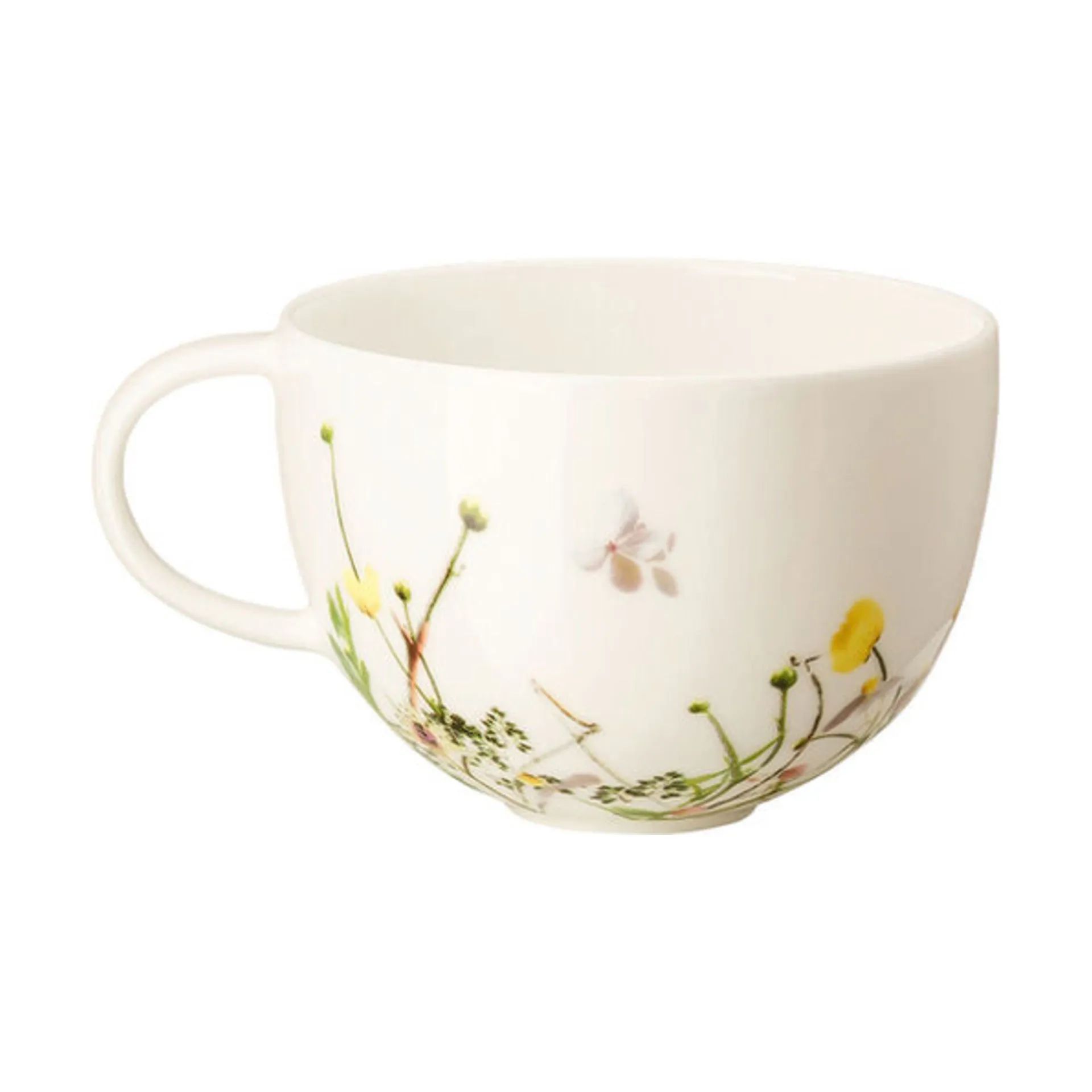 Rosenthal Krus og kopper med hank Brillance Fleurs Sauvages Kop i Hvid / Multifarvet, 1