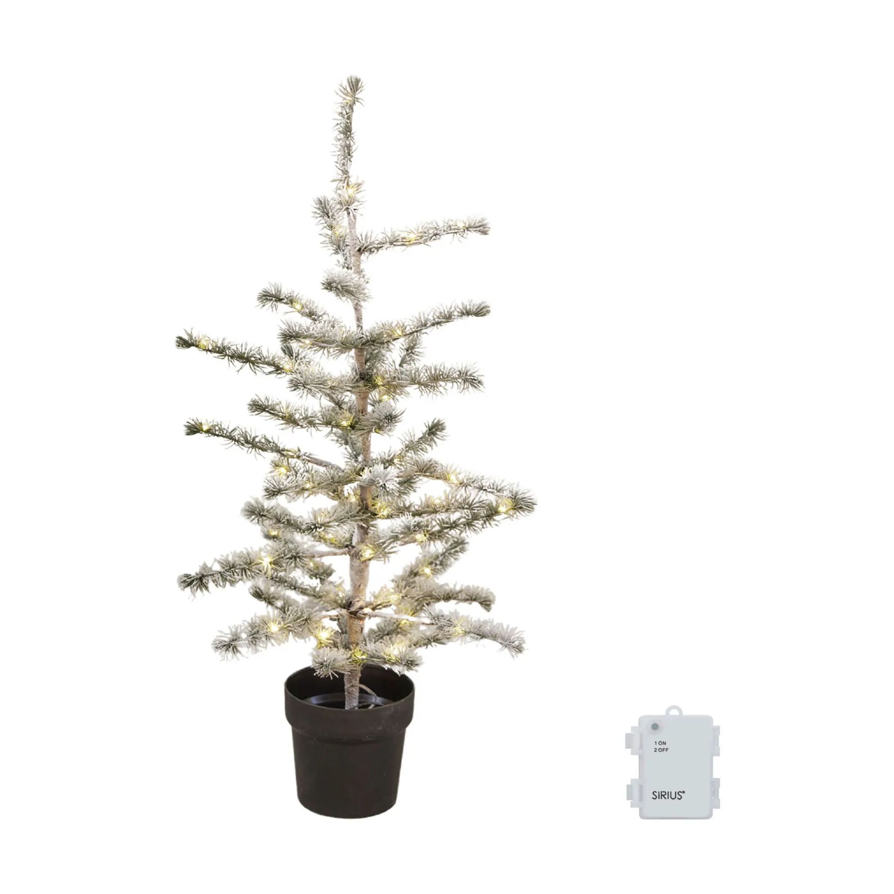Sirius Juletræer Alfred Kunstigt Juletræ m. LED i 90 cm, 1