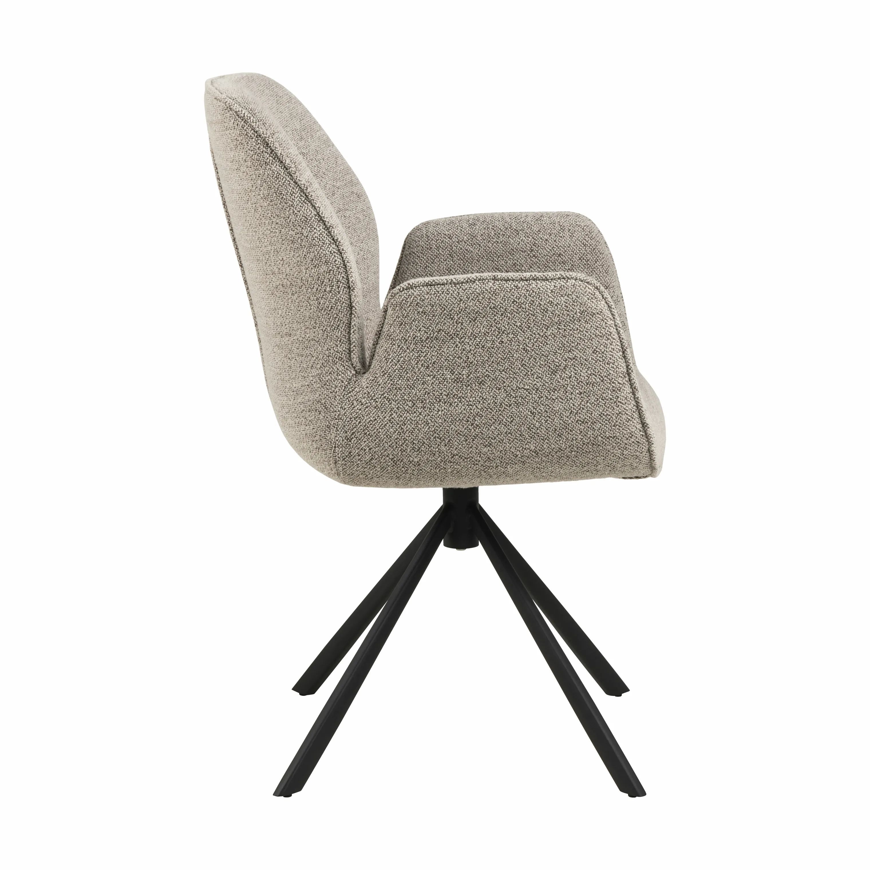 CASA Living Spisebordsstole Aura Spisebordsstol i mørk beige, 4