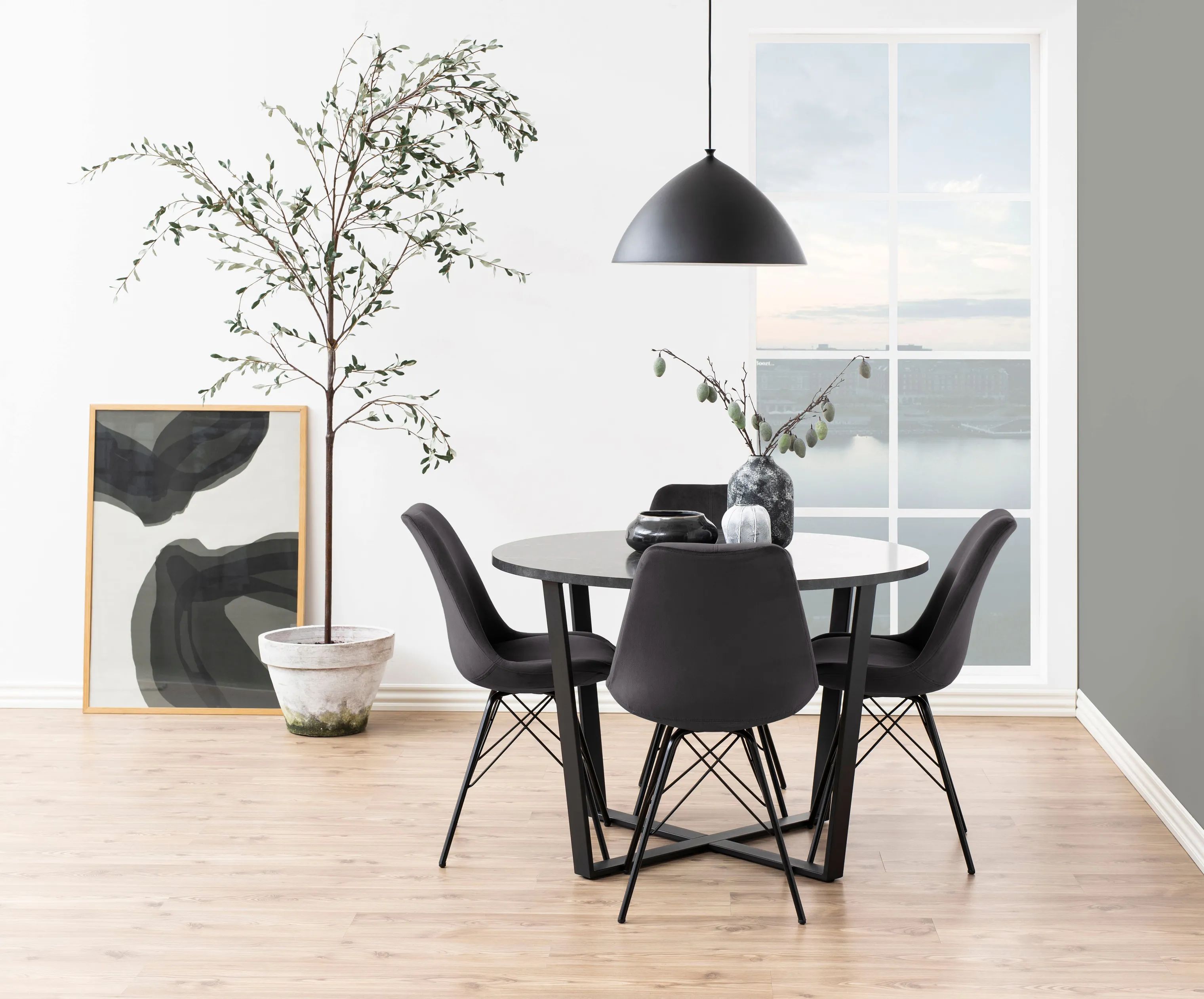 CASA Living Spiseborde Amble Spisebord i Sort, 2