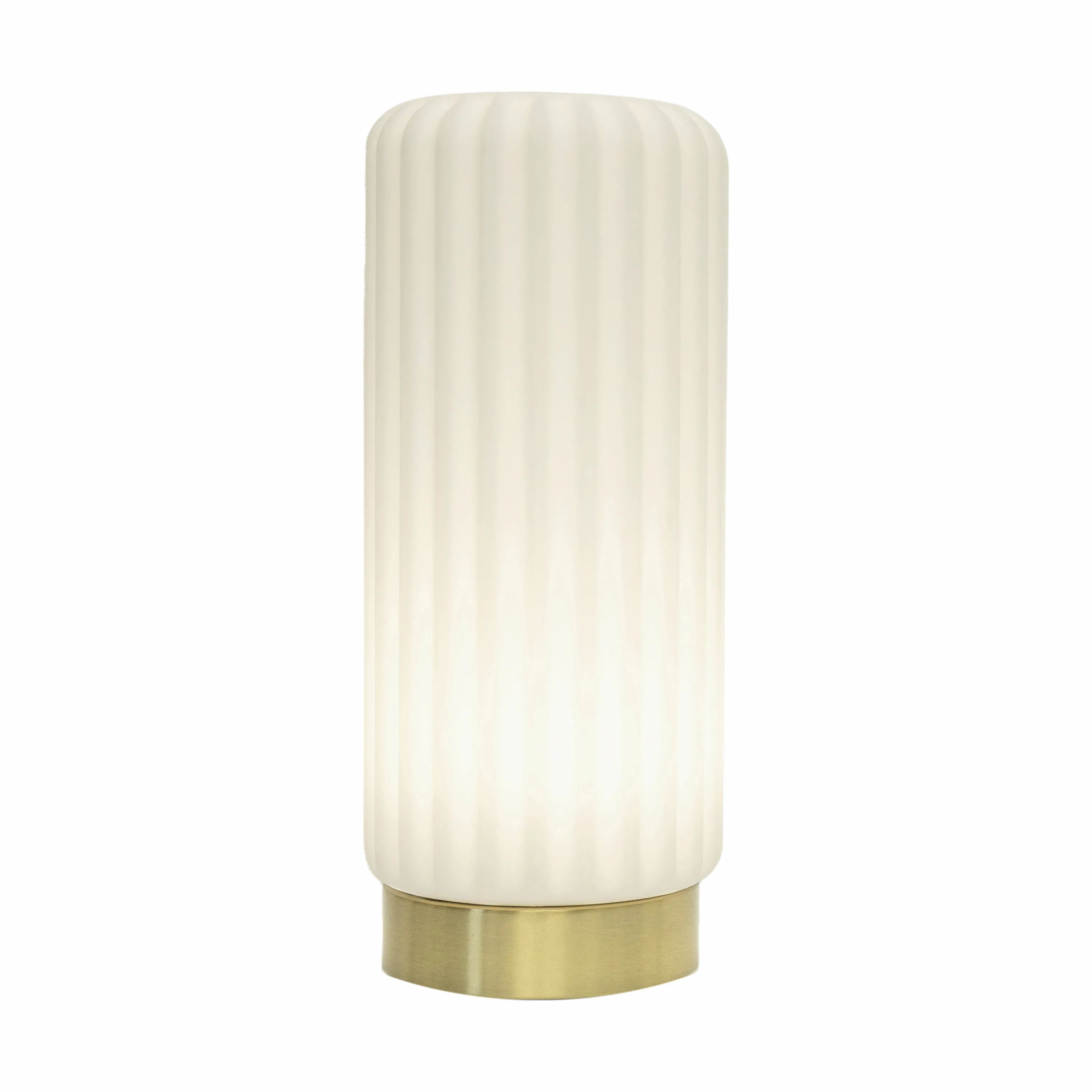 Atelier Pierre since 1968 Bordlamper Dentelles Bordlampe i hvid/guldfarvet, 29 cm, 1