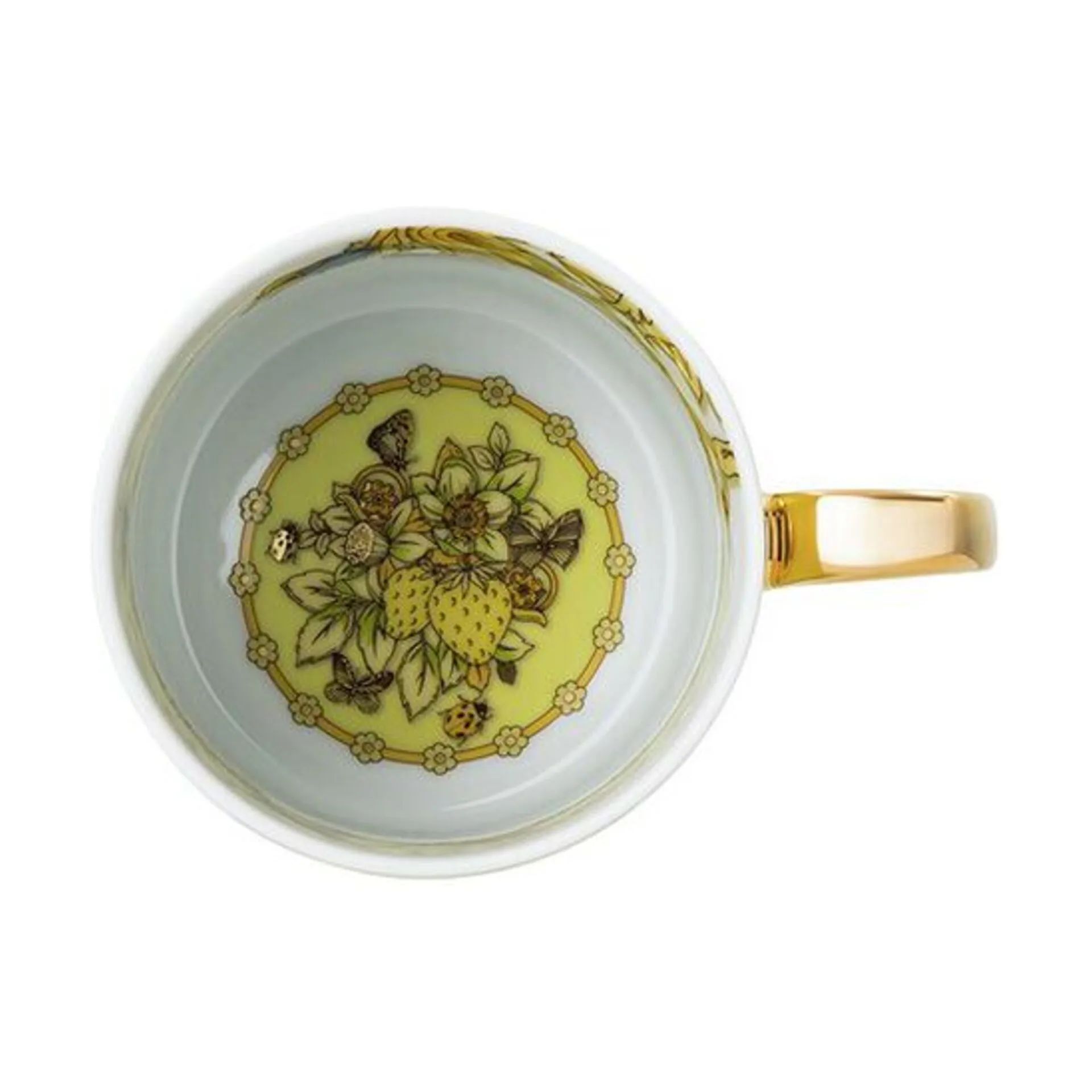 Versace Krus og kopper med hank Le Jardin Krus i Yellow, 3