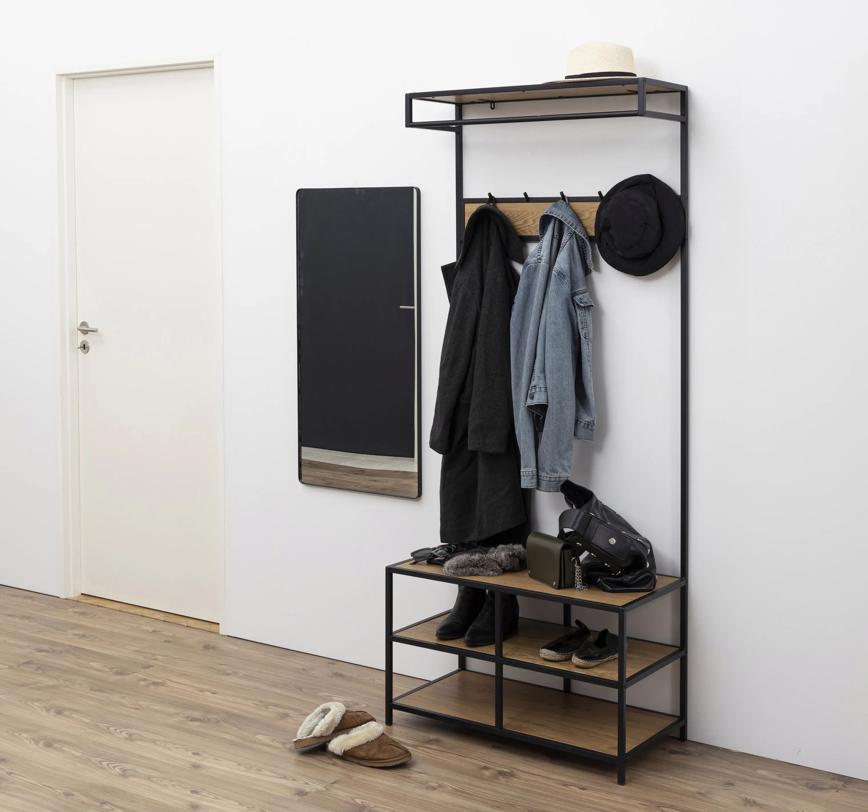 CASA Living Tøjstativer Seaford  Garderobestativ i Sort, 2