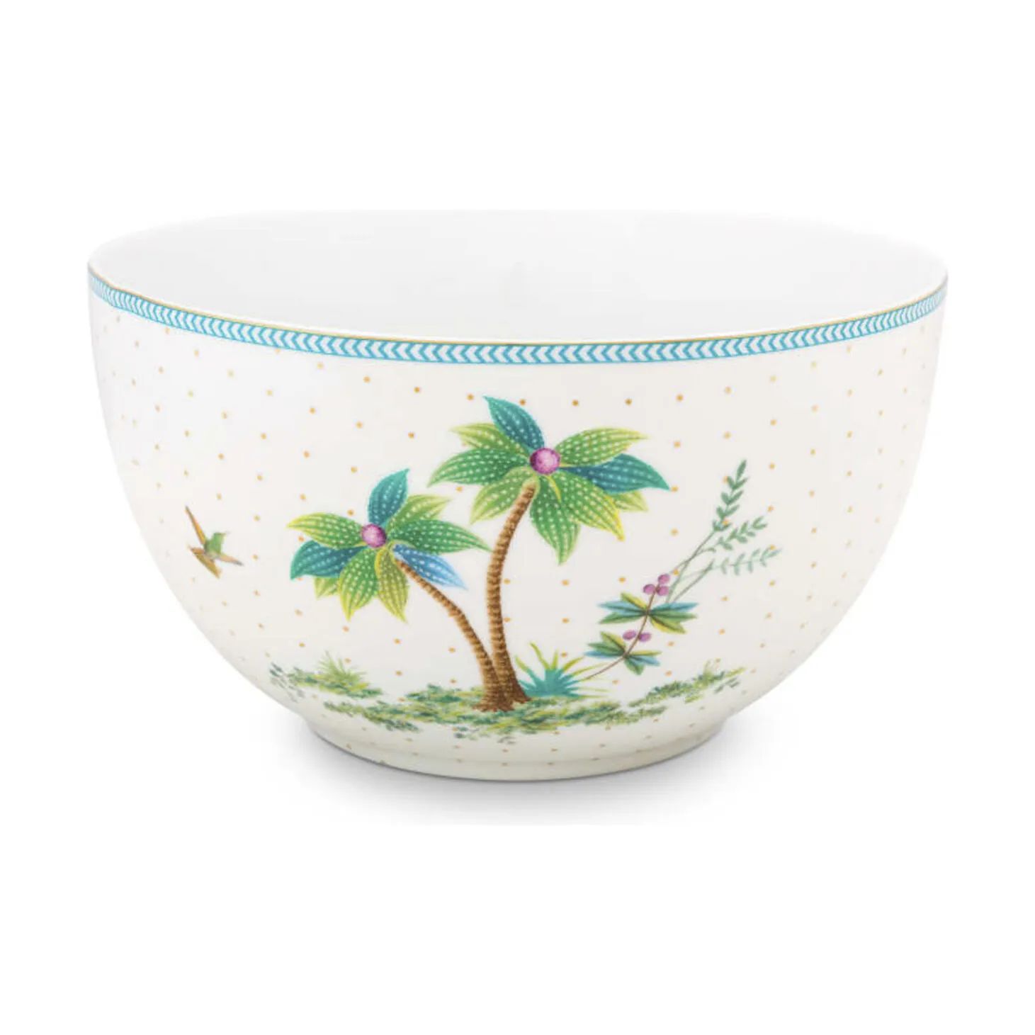 PIP Studio Serveringsskåle Dot delight Jolie Skål i Hvid, 18 cm, 1
