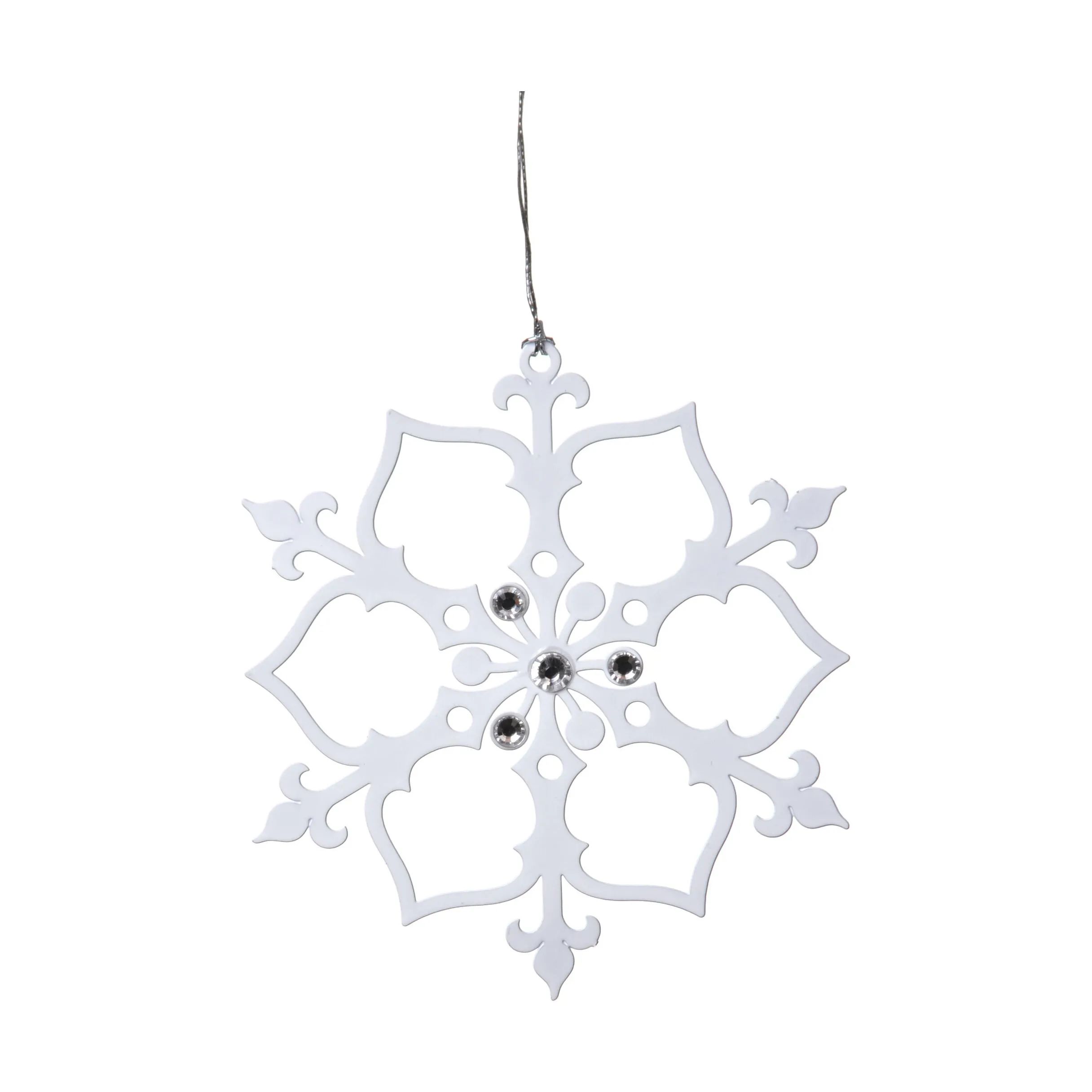 Jette Frölich Design Julekugler Juleophæng - 2 stk. i Hvid, 1