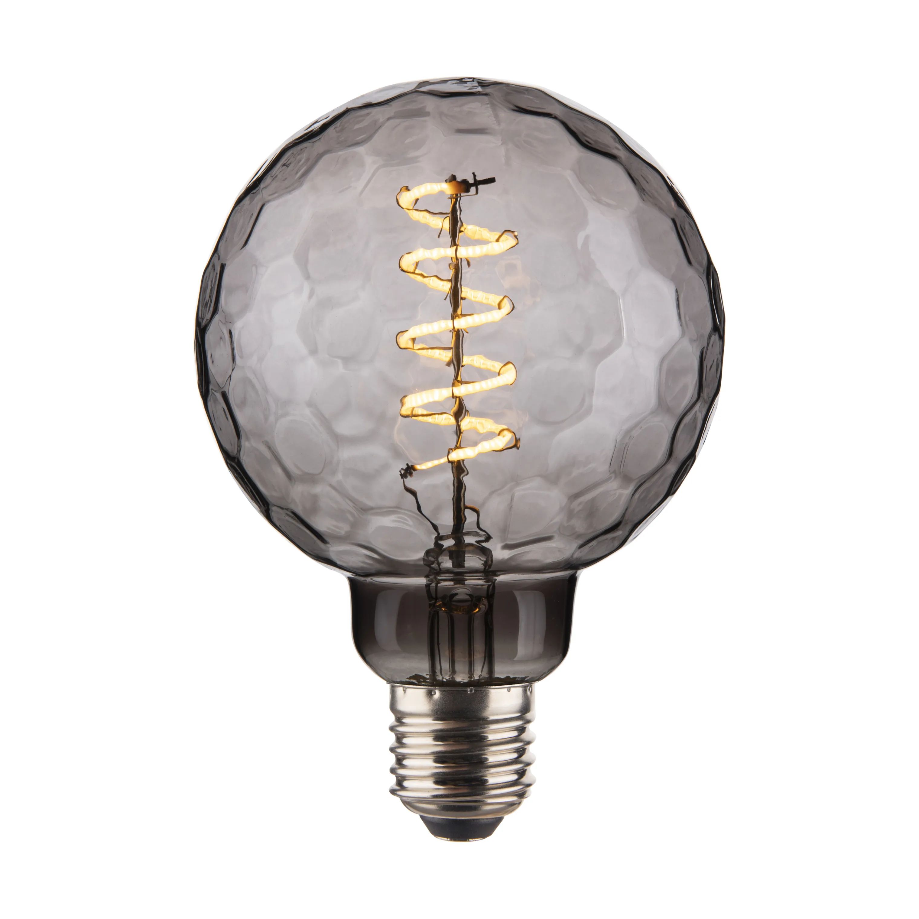 Halo Design LED-pærer Colors Geo LED Lyspære i Smoke, 9,5 cm, 1
