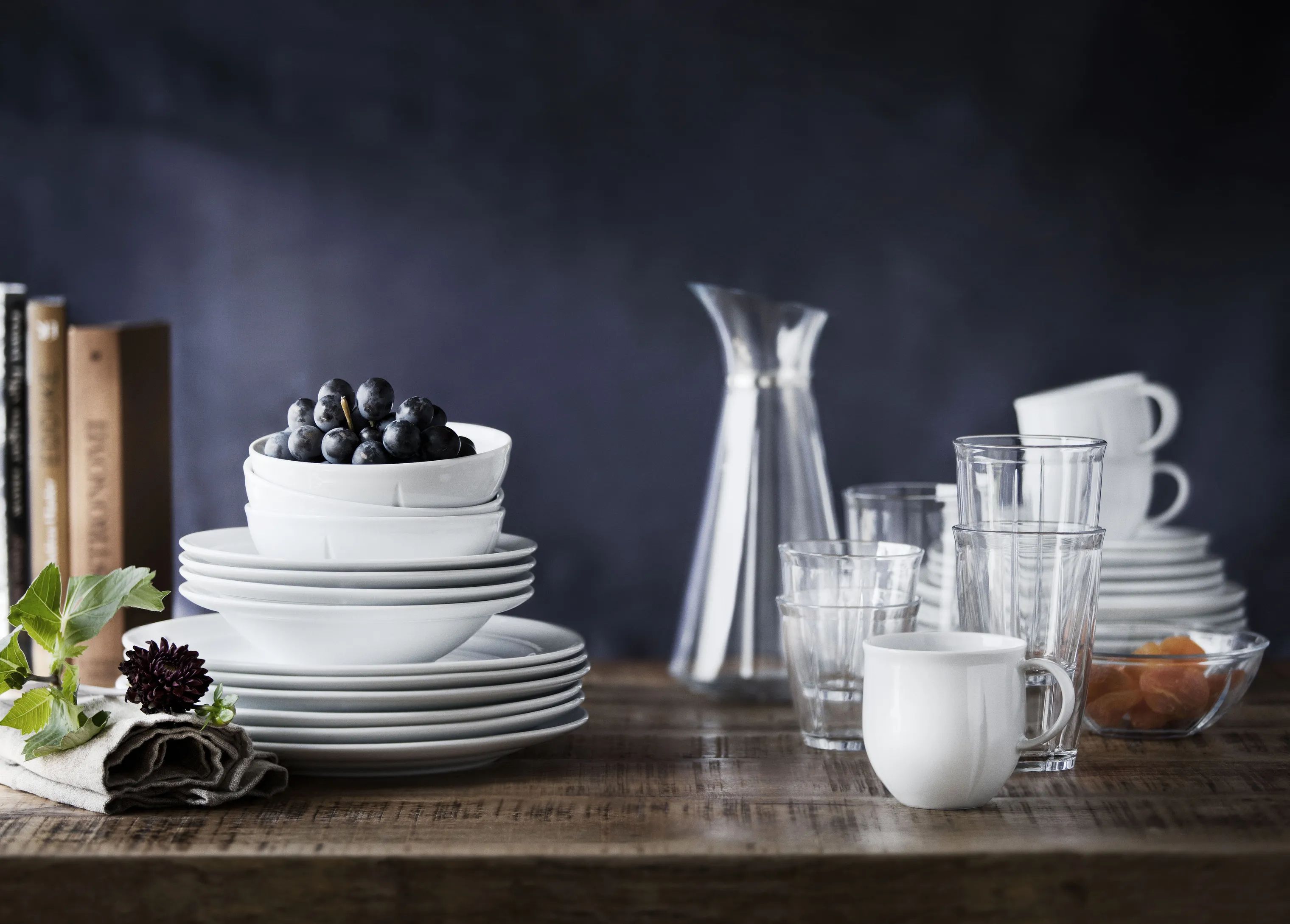 Rosendahl Serveringsskåle Grand Cru Soft Skål i Hvid, 15 cm, 3