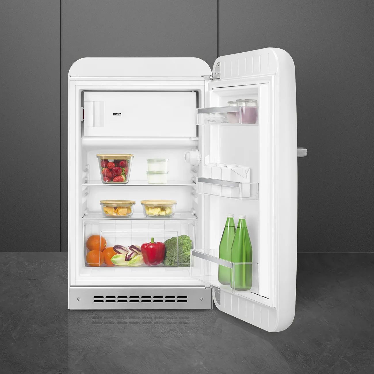 Smeg Køleskabe 50's Style Kølefryseskab i Hvid, 2