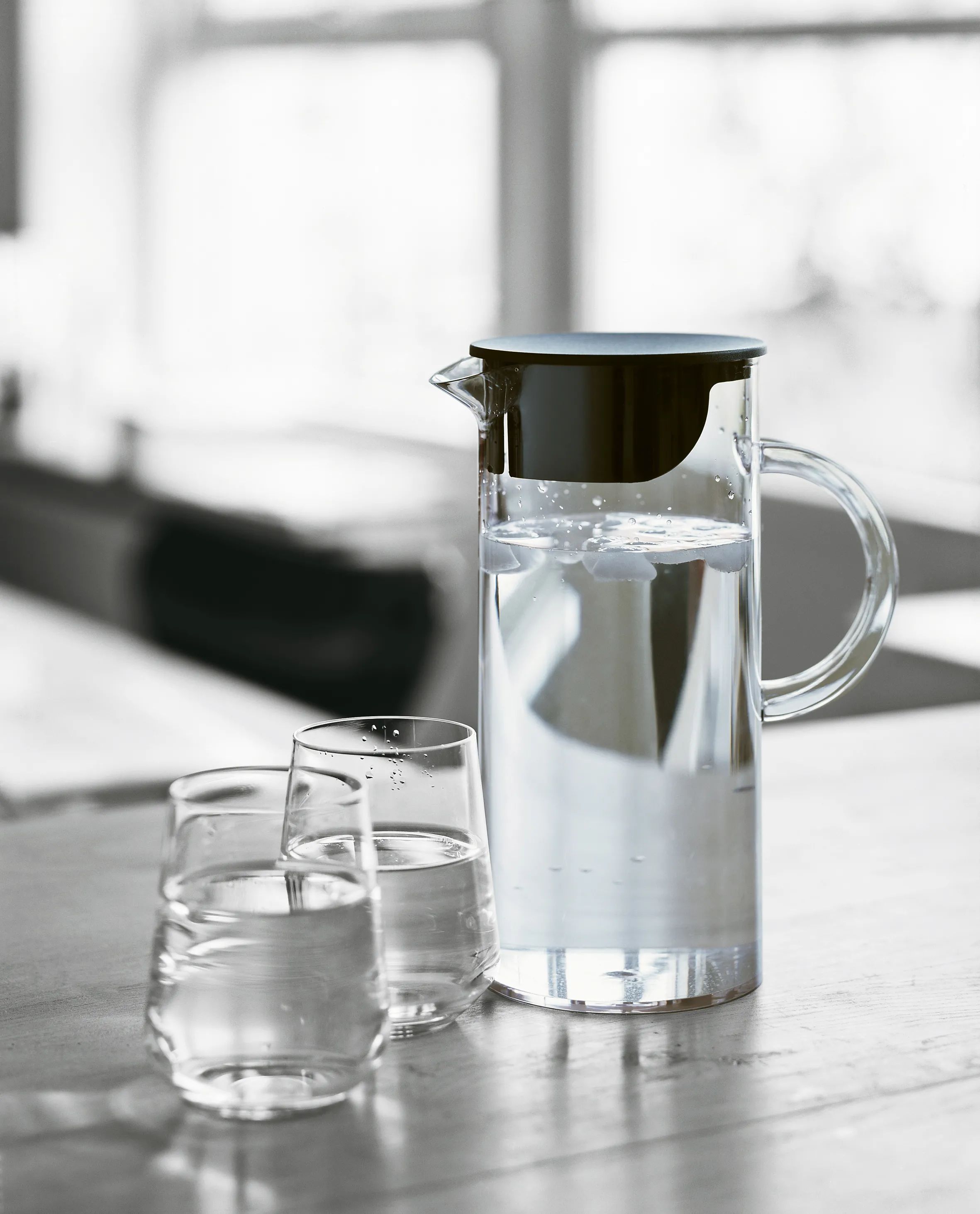 Stelton Serveringskander EM Juicekande m. låg i Blå, 1.5 L, 2