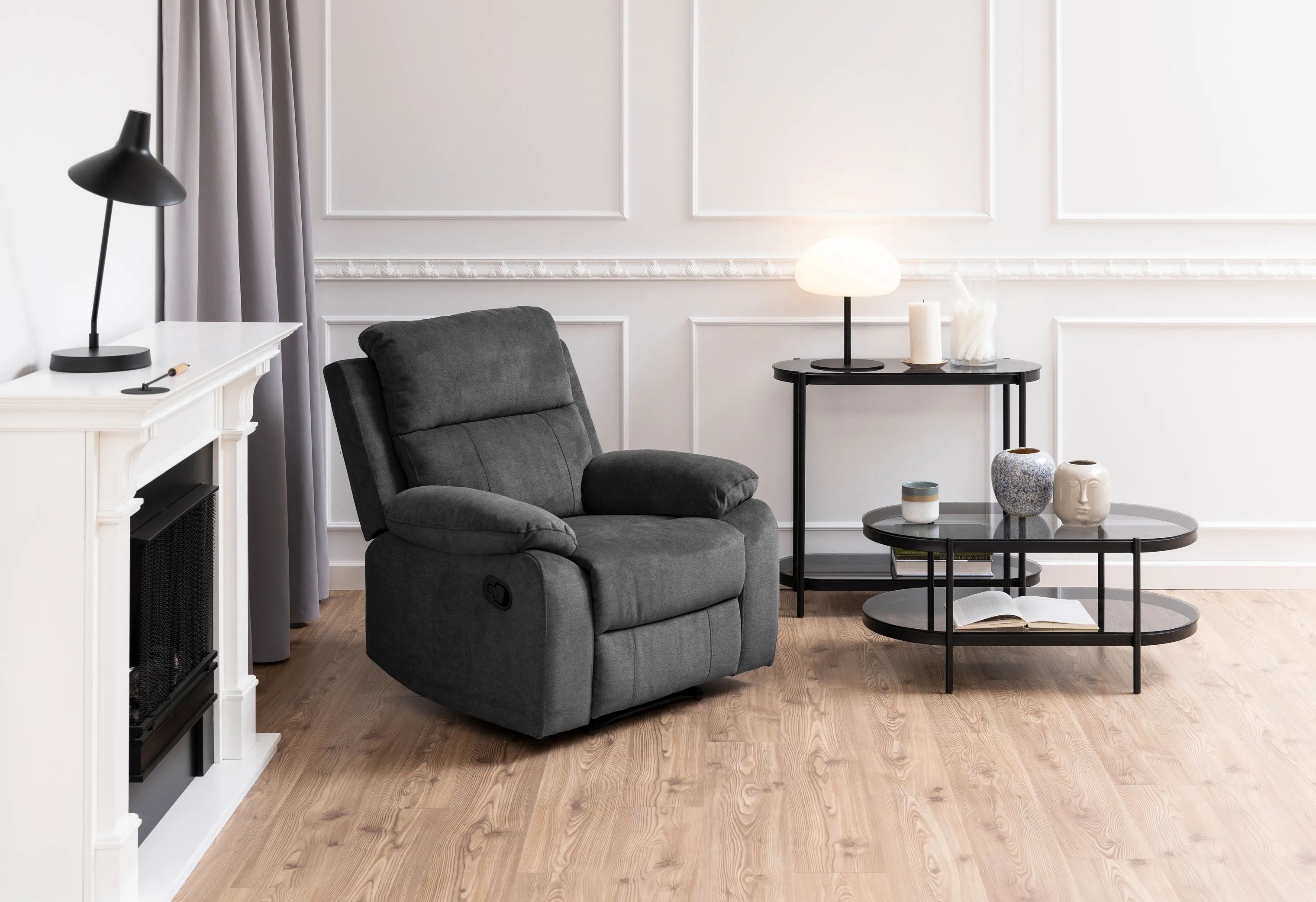 CASA Living Sofaborde Bayonne Sofabord i Grå/sort, 3