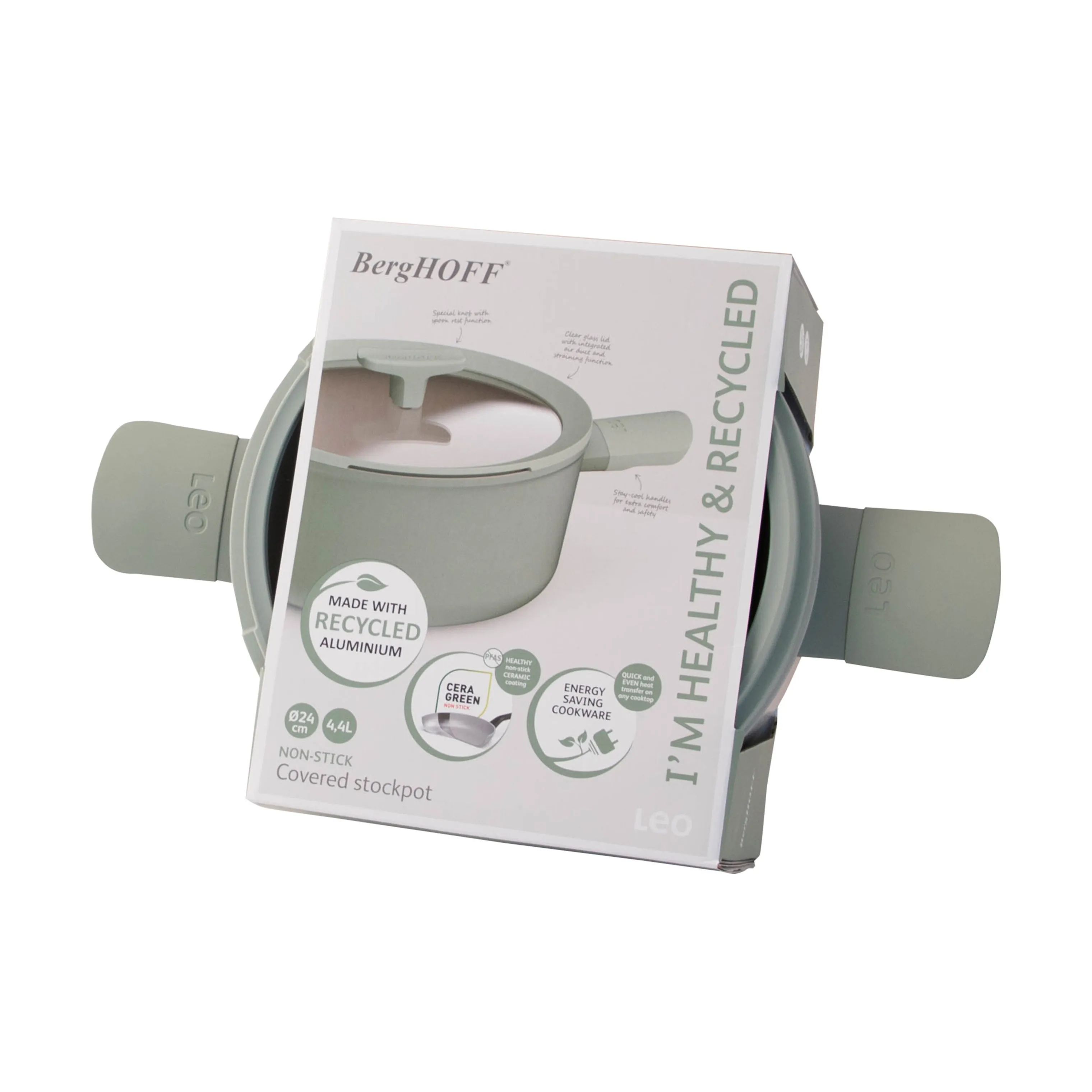 BergHOFF Gryder Balance Gryde i Sage, 4.4 L, 3