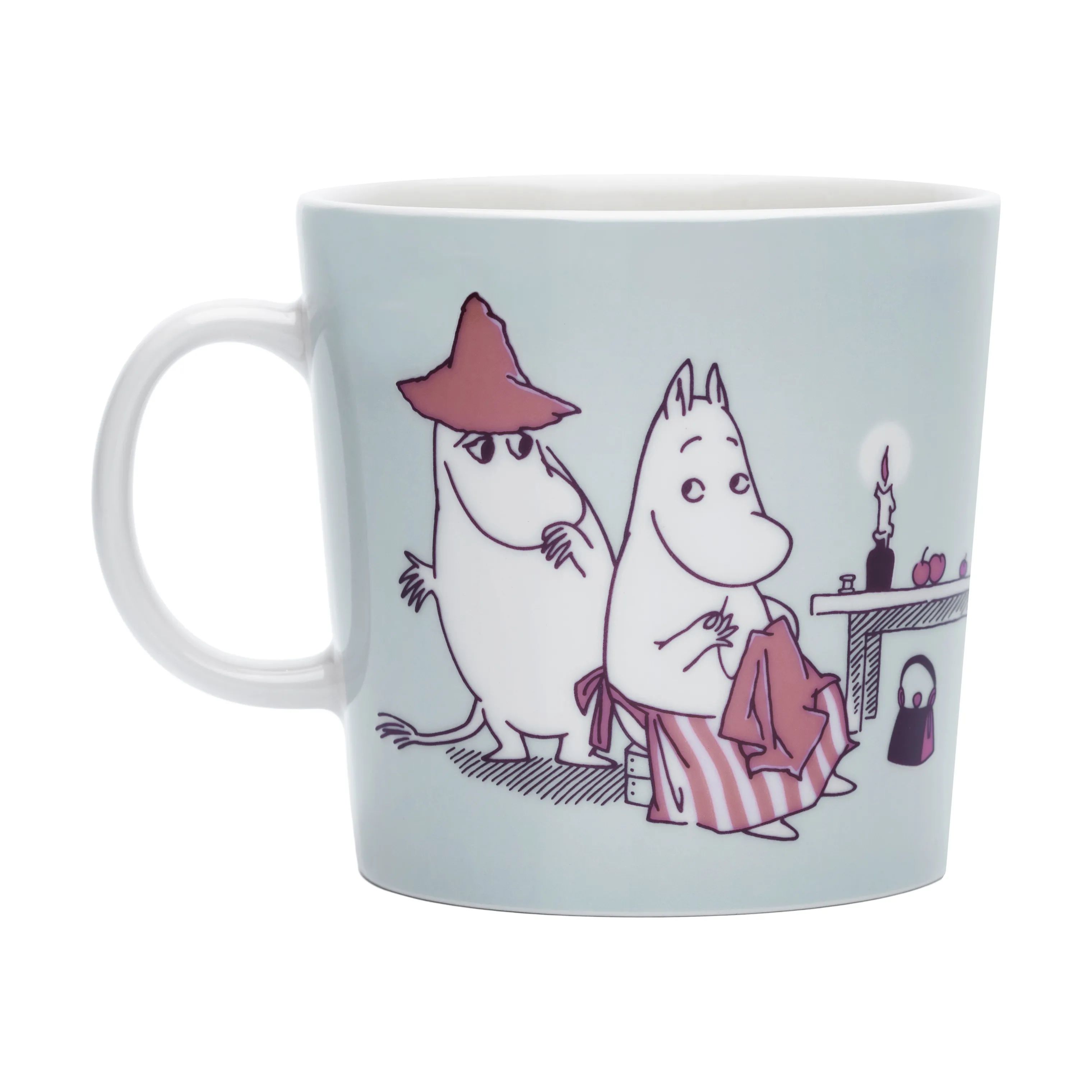 Moomin Arabia Krus og kopper med hank ABC Krus - J i J, 2