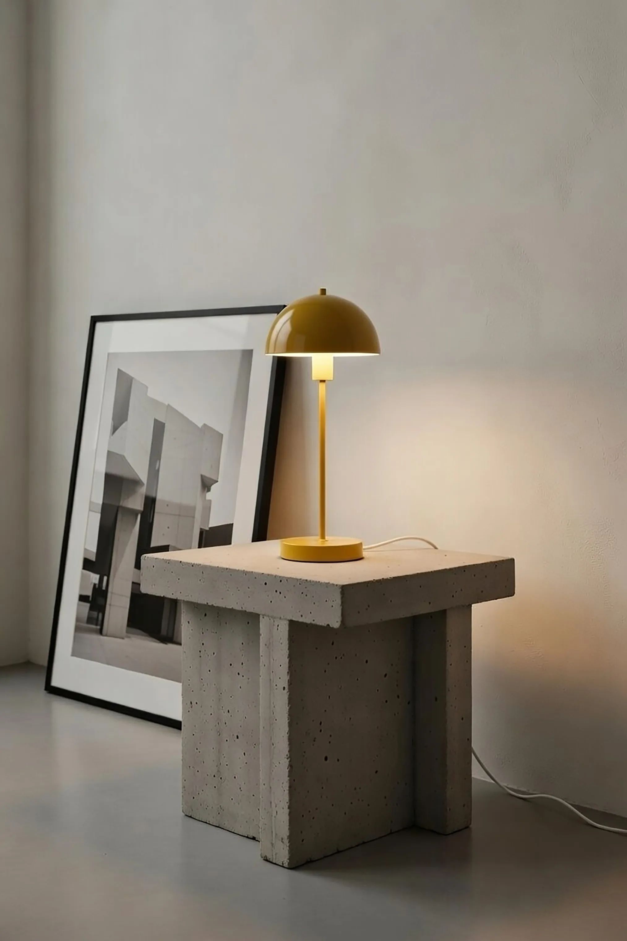 Herstal Bordlamper Vienda Bordlampe i Mango Yellow, 47,5 cm, 3