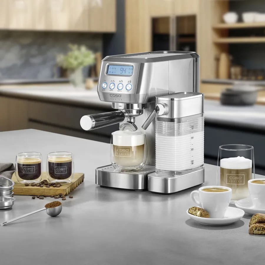 Caso Espressomaskiner Gourmet Espressomaskine CS1821 i Stål, 2